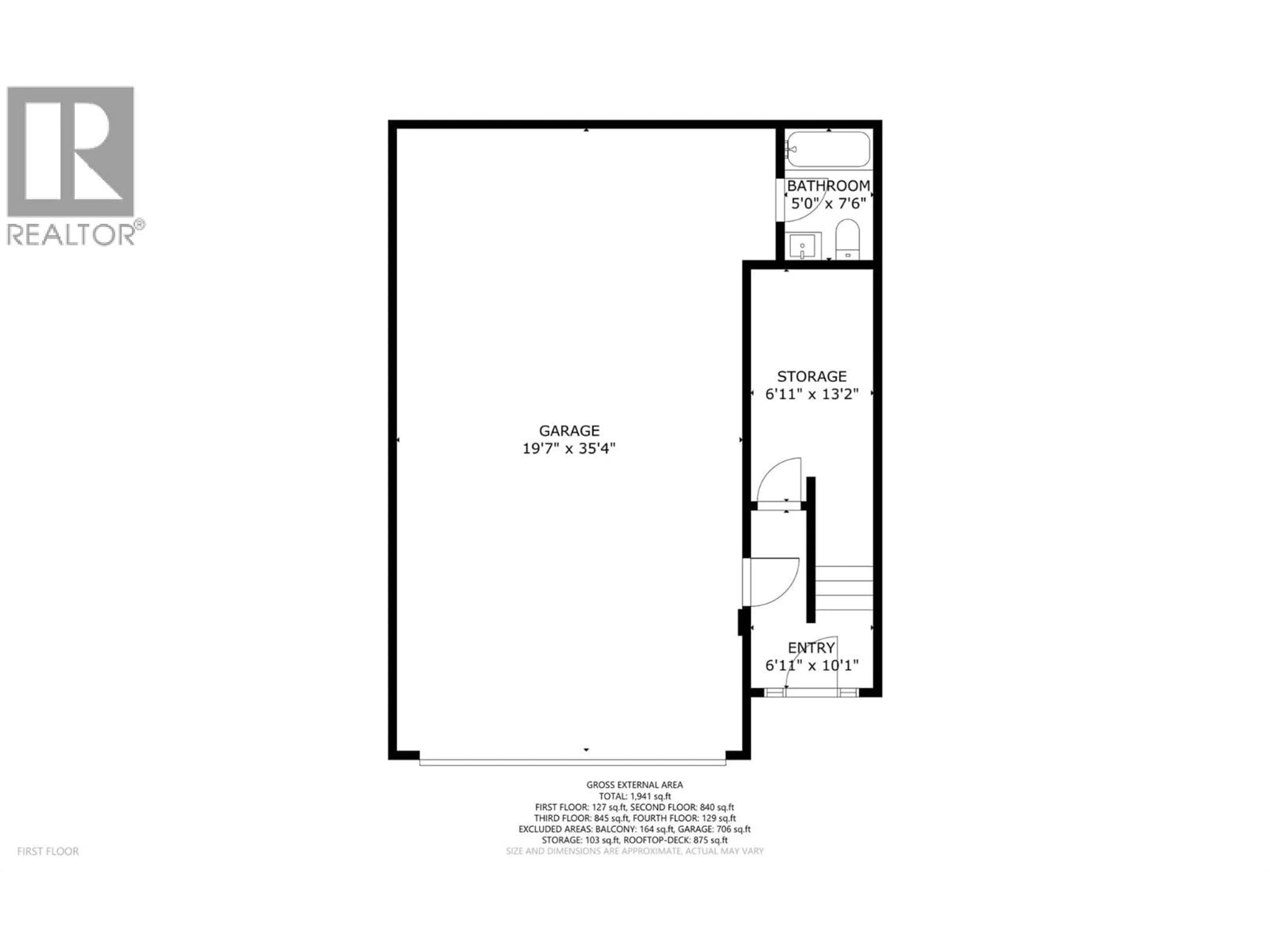 Floor plan for 11 - 1039 MT. FOSTHALL DRIVE, Vernon British Columbia V1B2W2