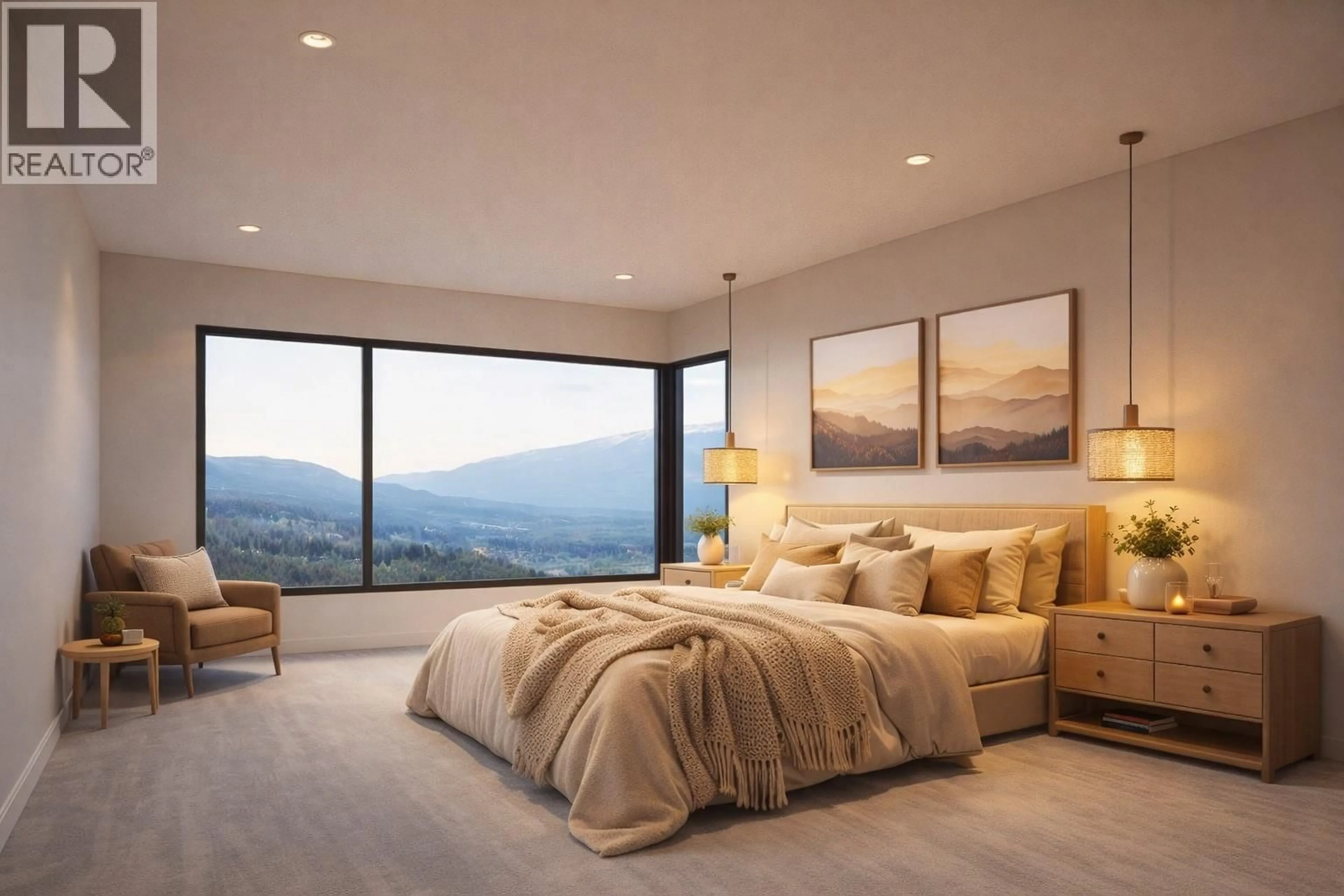 Bedroom with bed, unknown for 3 - 1551 BOWLE-EVANS DRIVE, Golden British Columbia V0A1H6