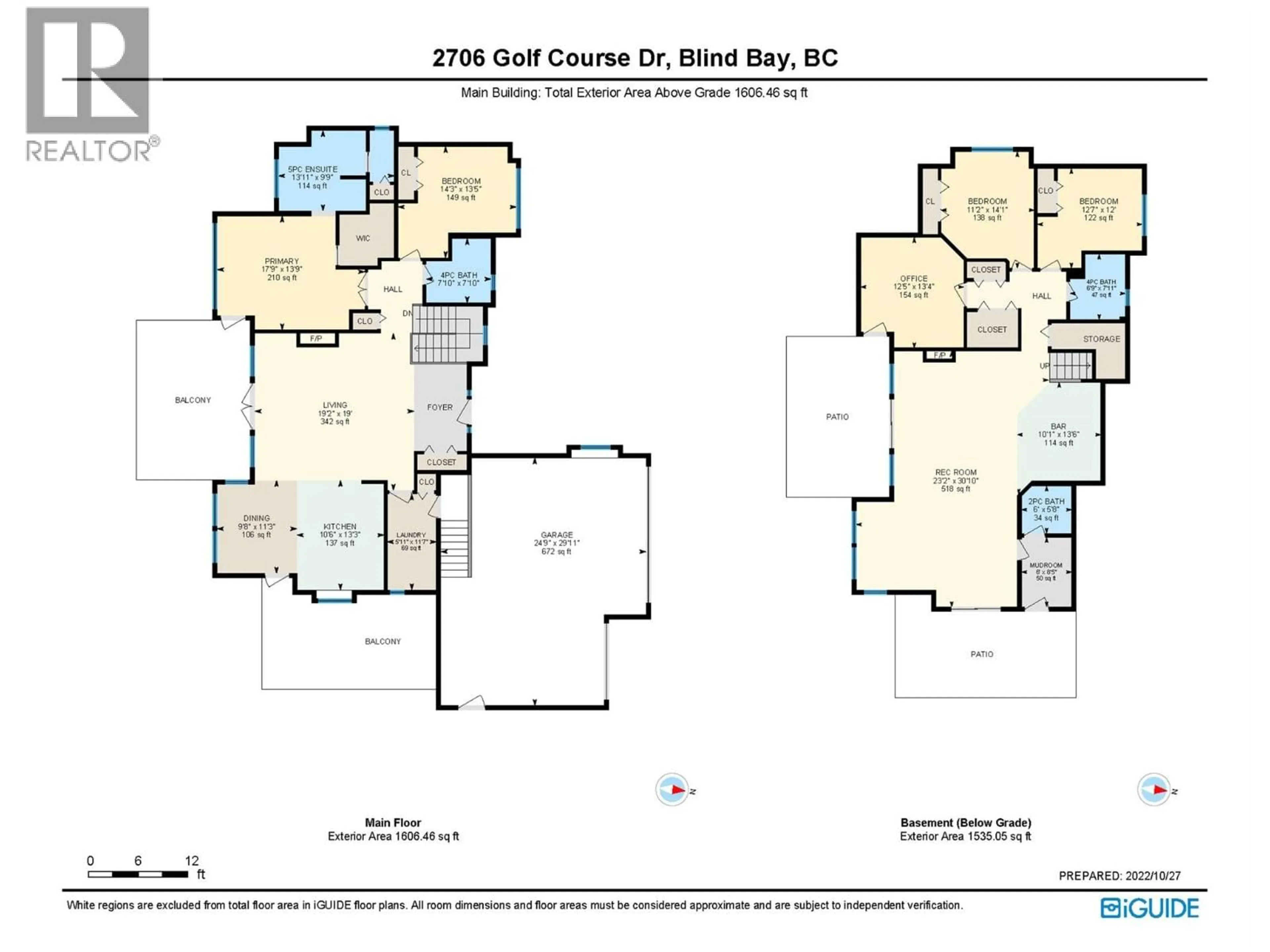 Floor plan for 2706 GOLF COURSE DRIVE, Blind Bay British Columbia V0E1H2