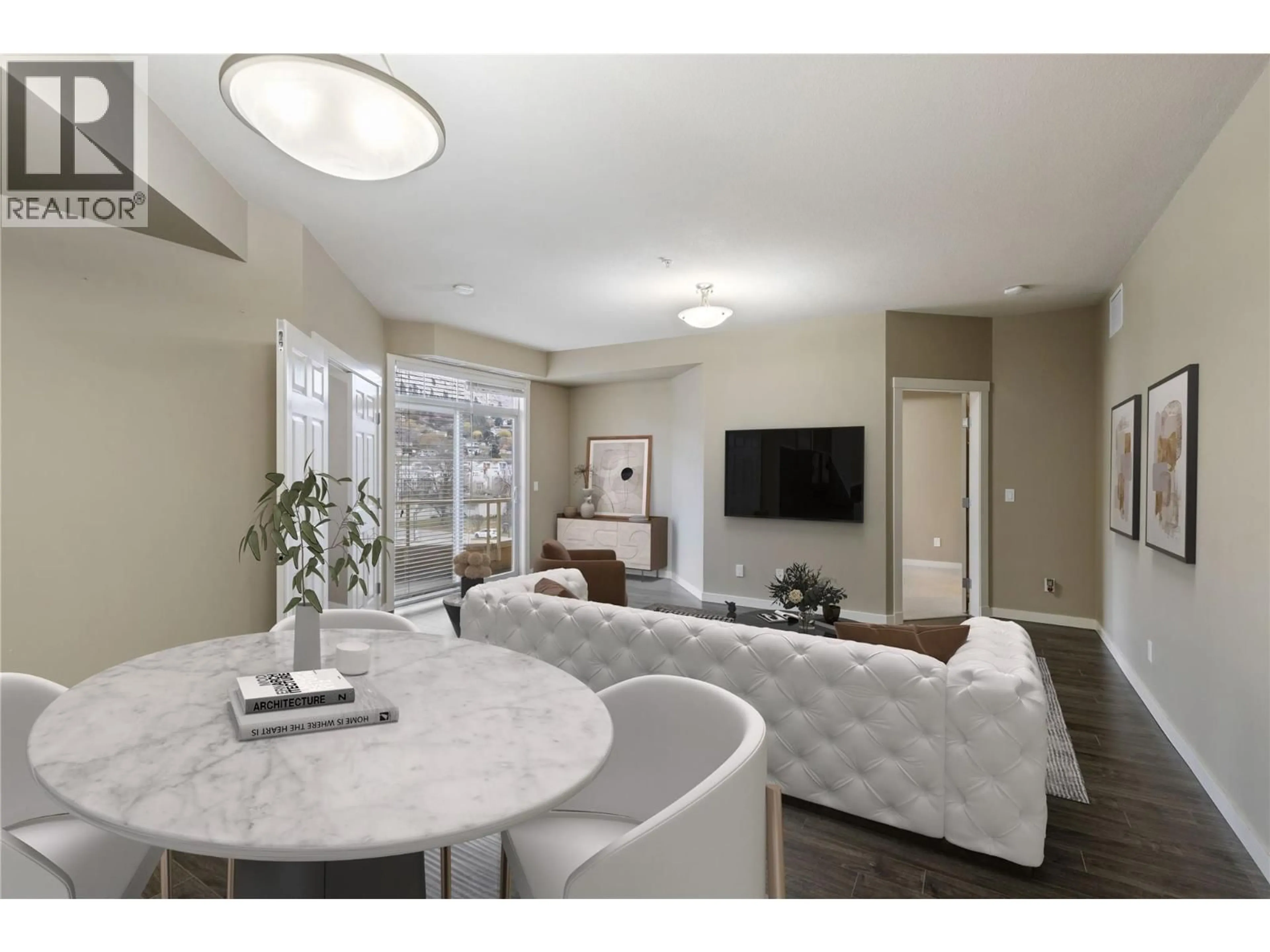 Living room with furniture, unknown for 401 - 3550 WOODSDALE ROAD, Lake Country British Columbia V4V2P5