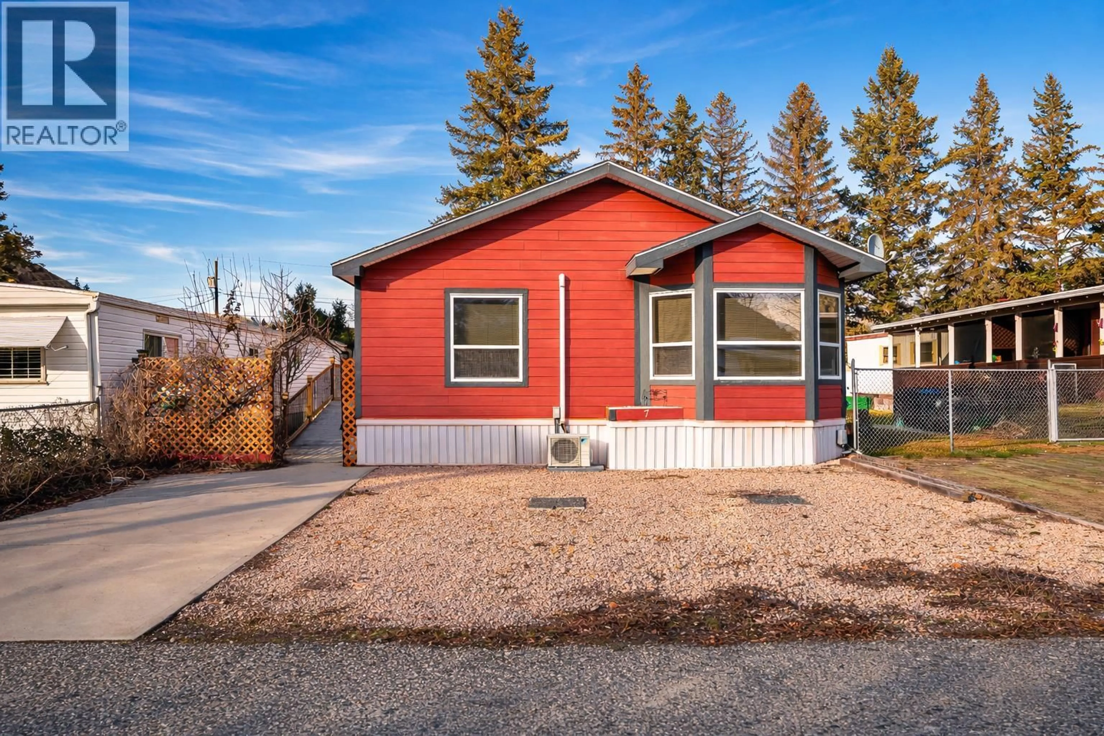 Home with vinyl exterior material, street for 7 - 1302 CEDAR STREET, Okanagan Falls British Columbia V0H1R4