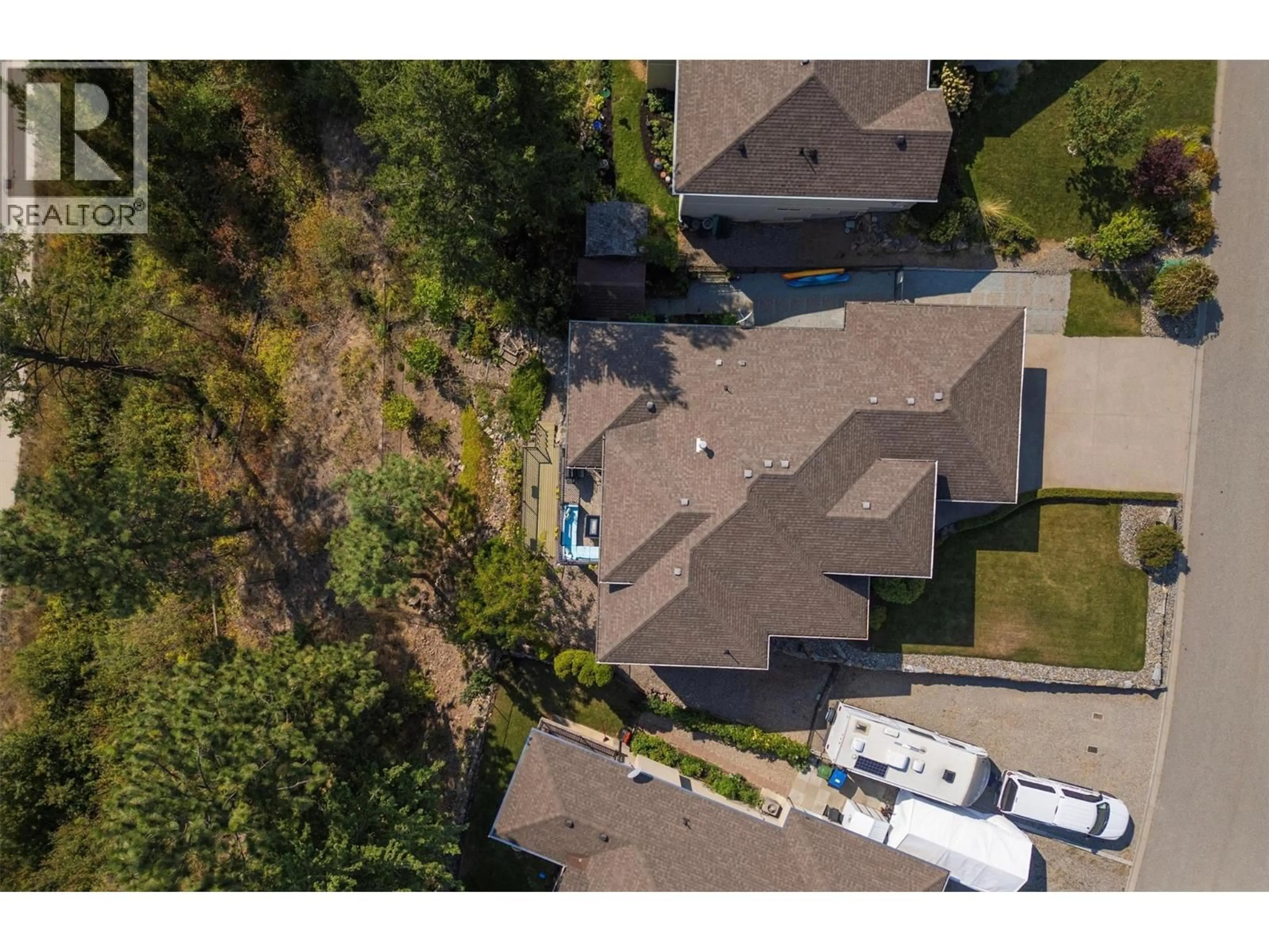 A pic from outside/outdoor area/front of a property/back of a property/a pic from drone, unknown for 12623 DRIFTWOOD COURT, Lake Country British Columbia V4V2M9