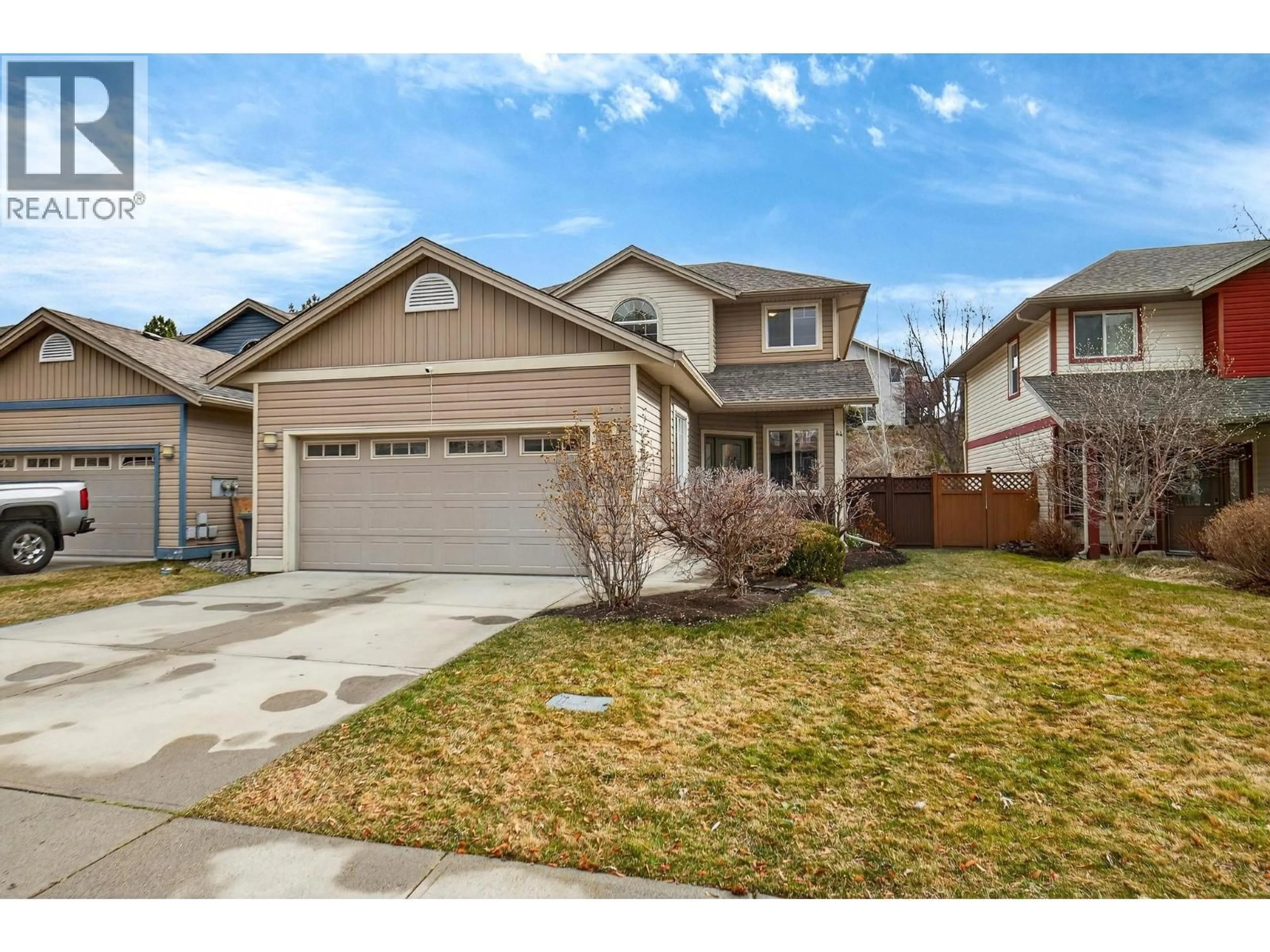 Home with vinyl exterior material, street for 44 - 3293 BROADVIEW ROAD, West Kelowna British Columbia V4T3C8