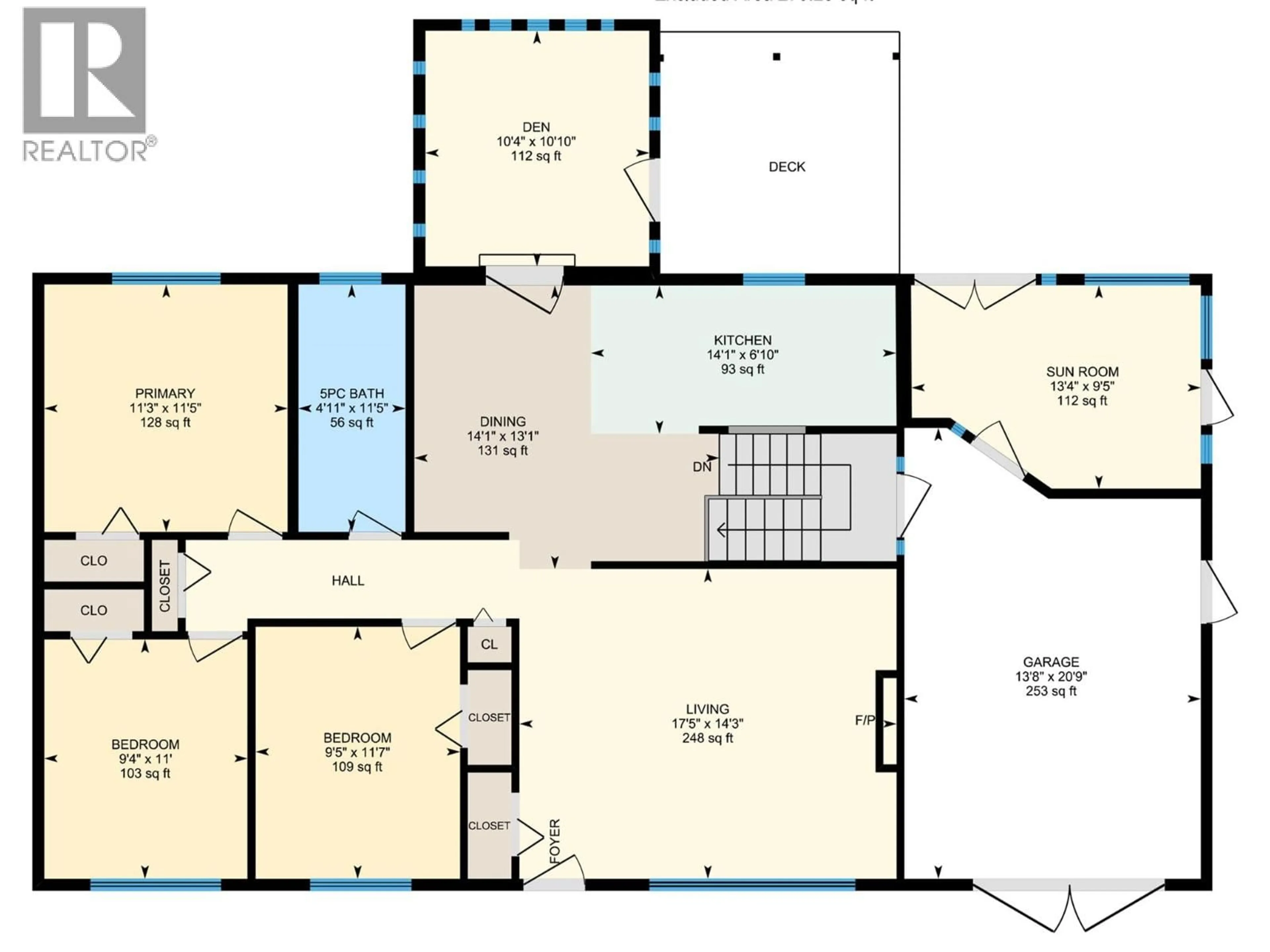 Floor plan for 1308 42A STREET, Vernon British Columbia V1T7T6