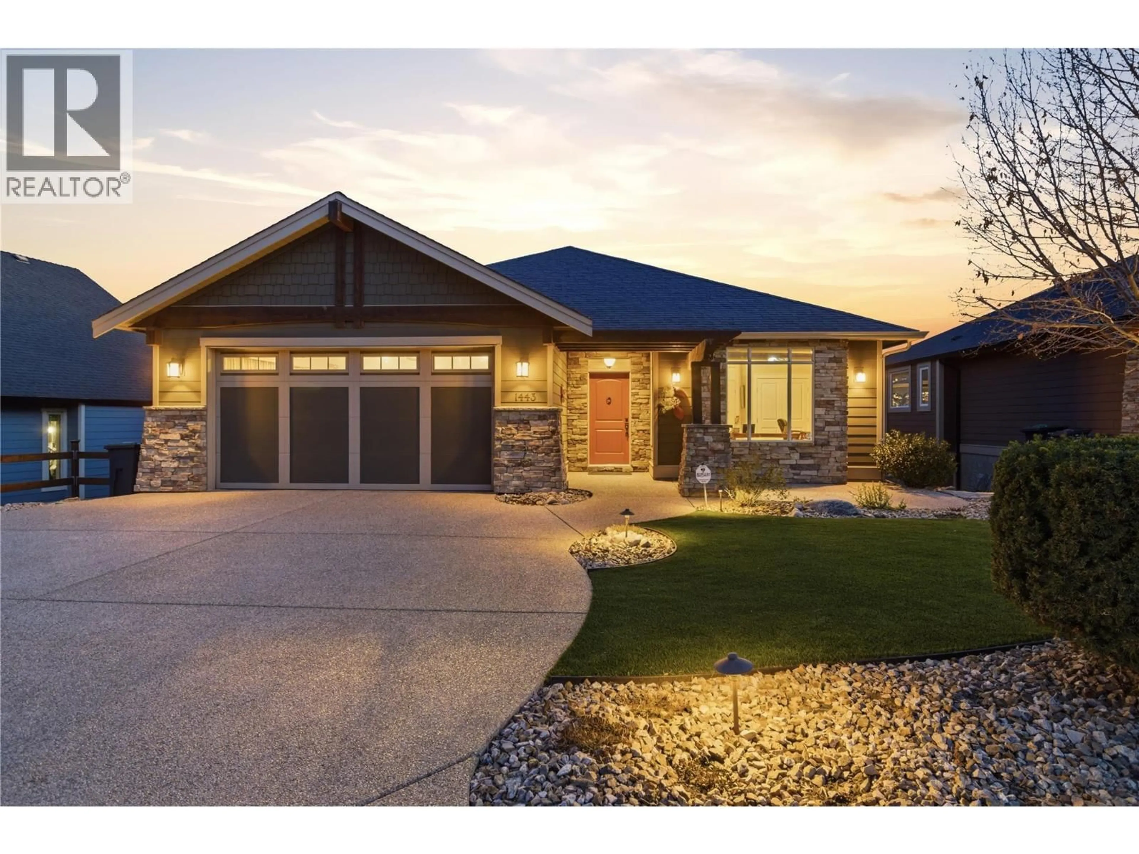 Home with brick exterior material, street for 1443 WILMOT AVENUE, Kelowna British Columbia V1P1N3