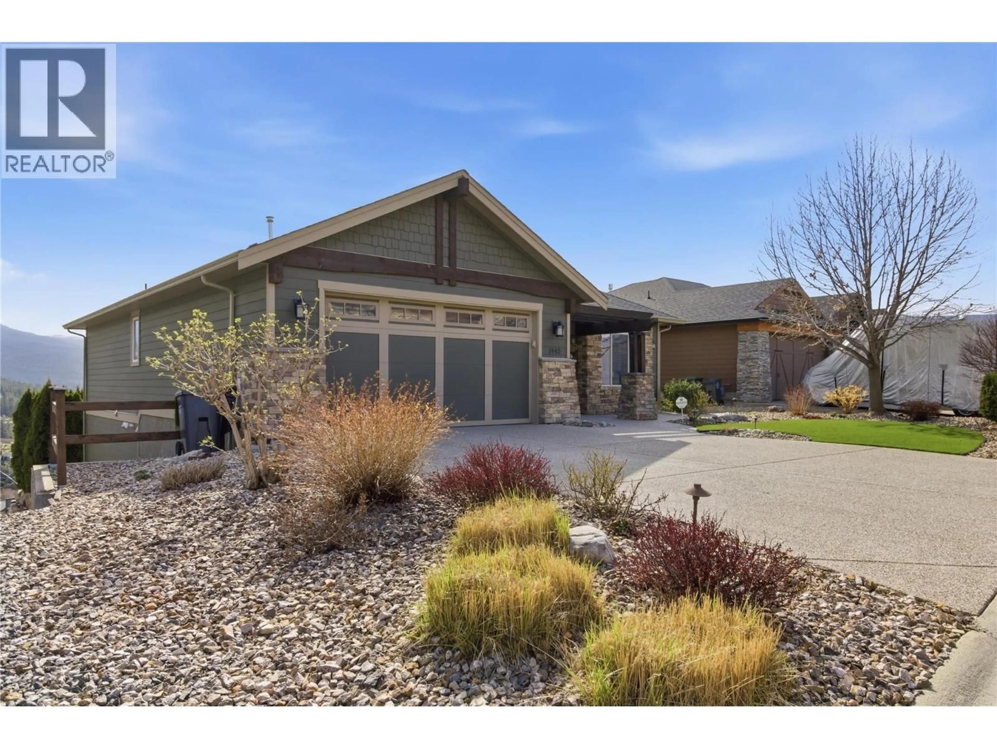 Home with brick exterior material, street for 1443 WILMOT AVENUE, Kelowna British Columbia V1P1N3