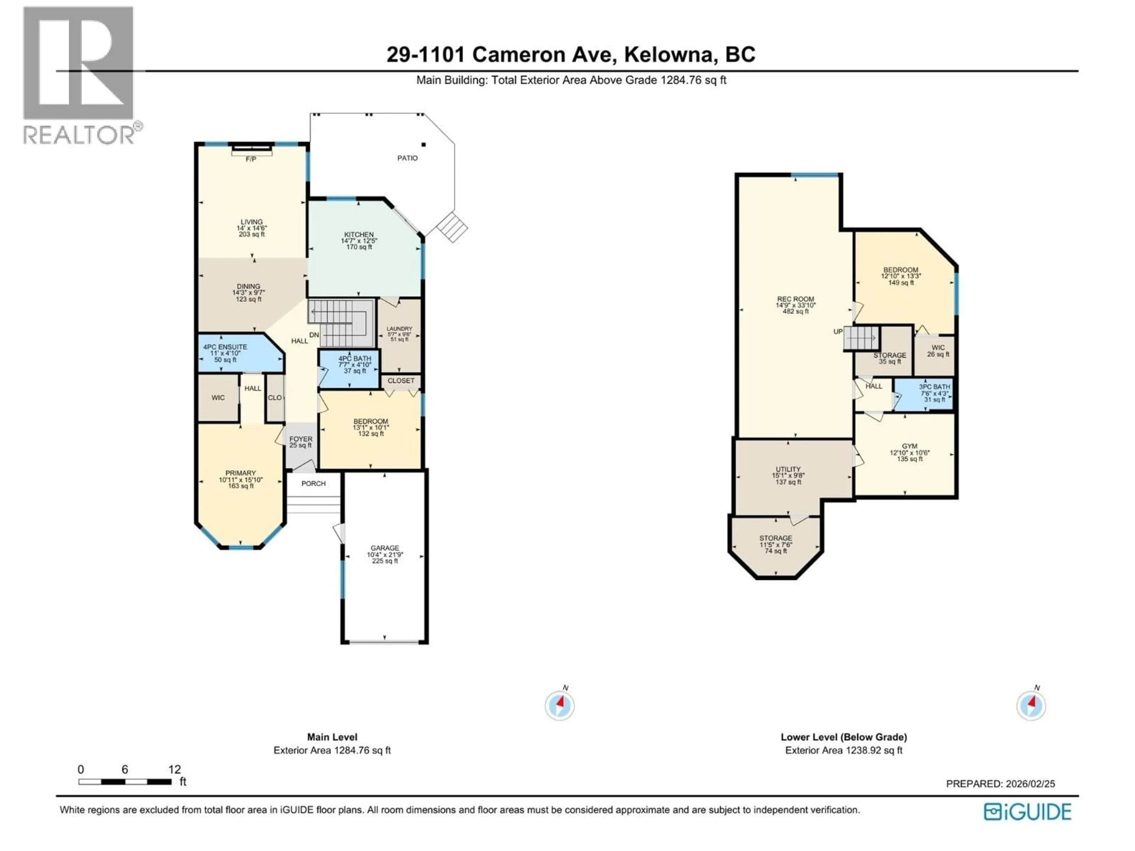 Floor plan for 29 - 1101 CAMERON AVENUE, Kelowna British Columbia V1Y8V7