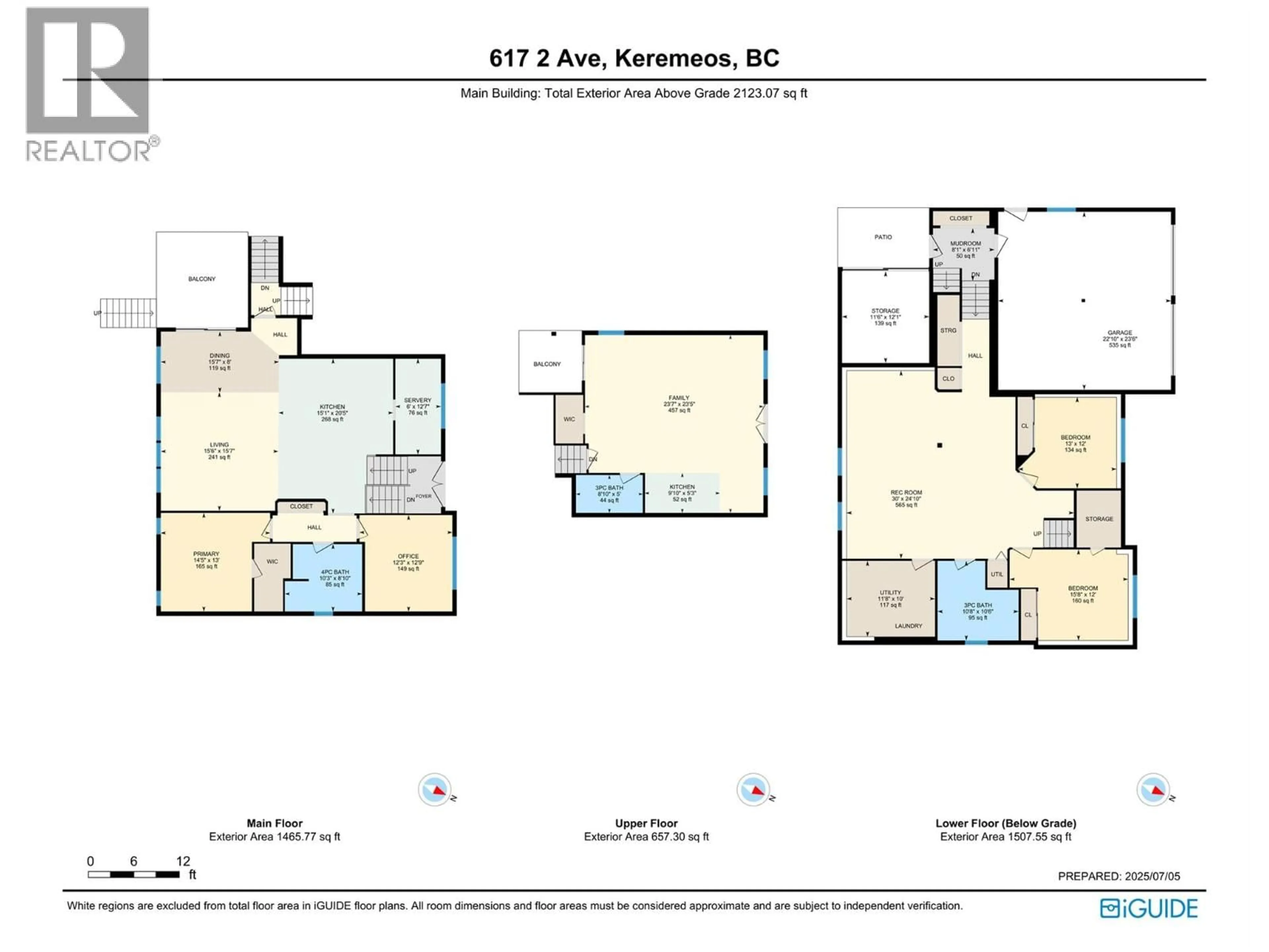 Floor plan for 617 2ND AVENUE, Keremeos British Columbia V0X1N2