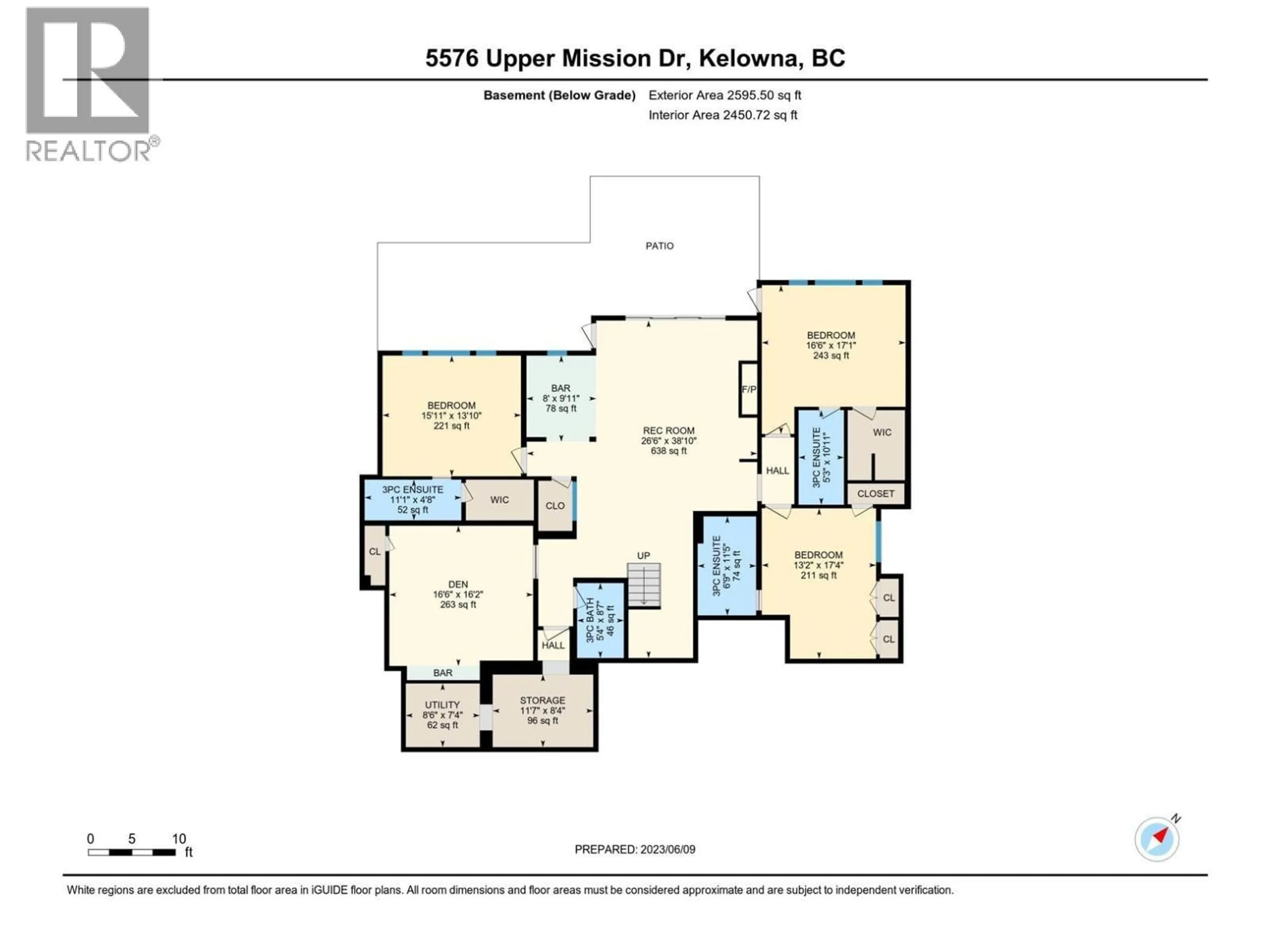 Floor plan for 5576 UPPER MISSION DRIVE, Kelowna British Columbia V1W5M4