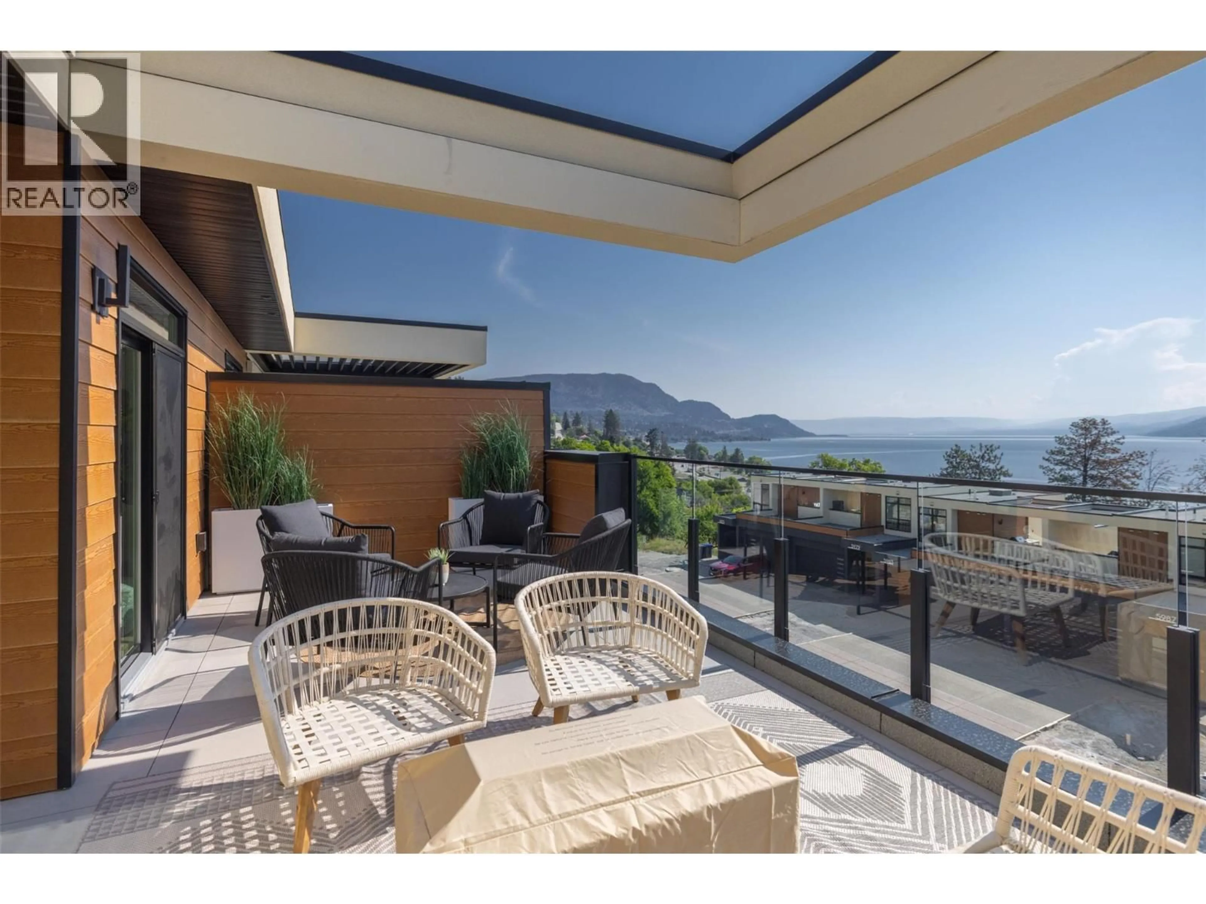 Patio, mountain view for 5992 PRINCESS STREET, Peachland British Columbia V0H1X7