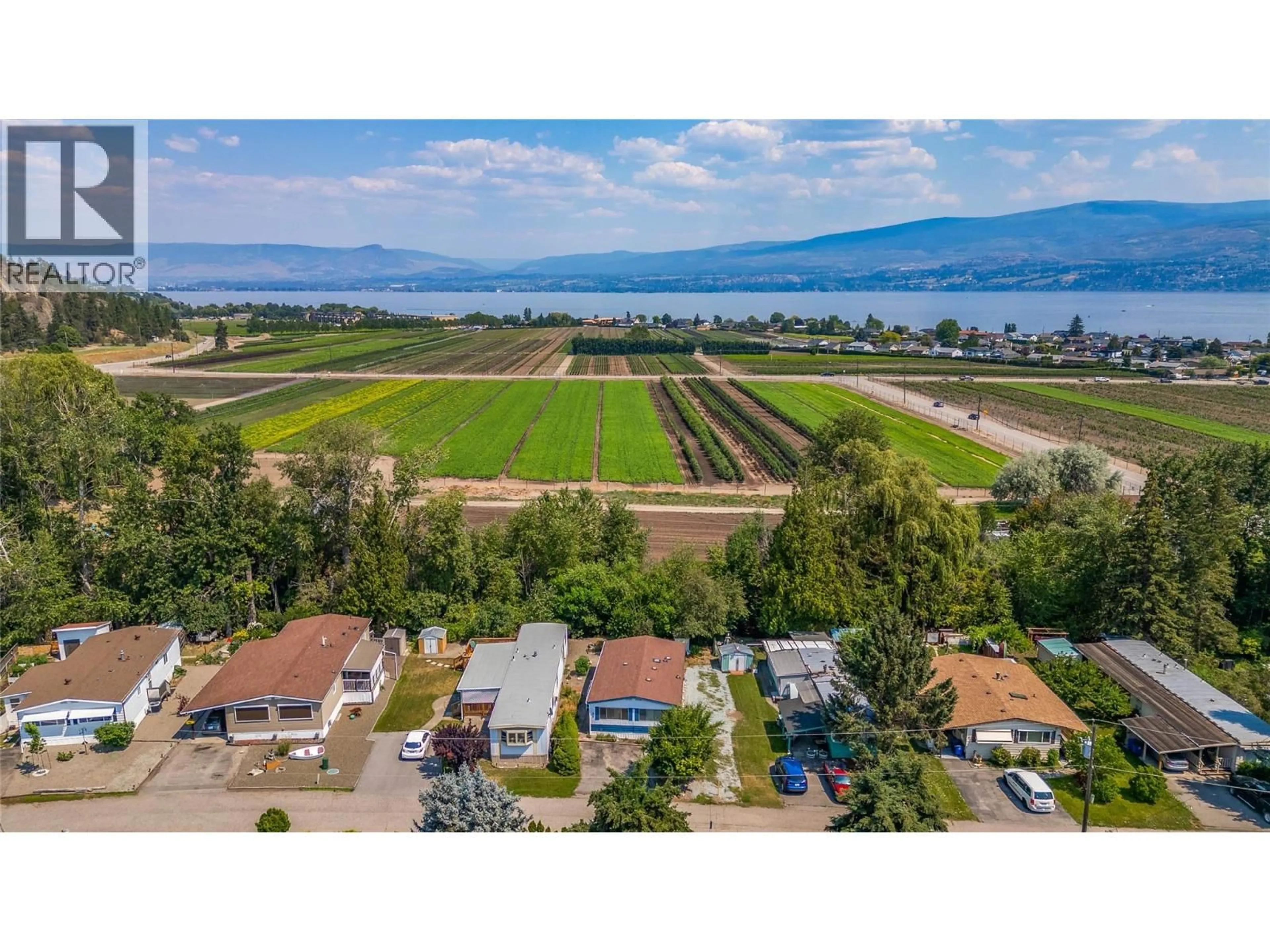 A pic from outside/outdoor area/front of a property/back of a property/a pic from drone, mountain view for 28 - 1881 BOUCHERIE ROAD, Westbank British Columbia V4T0C9