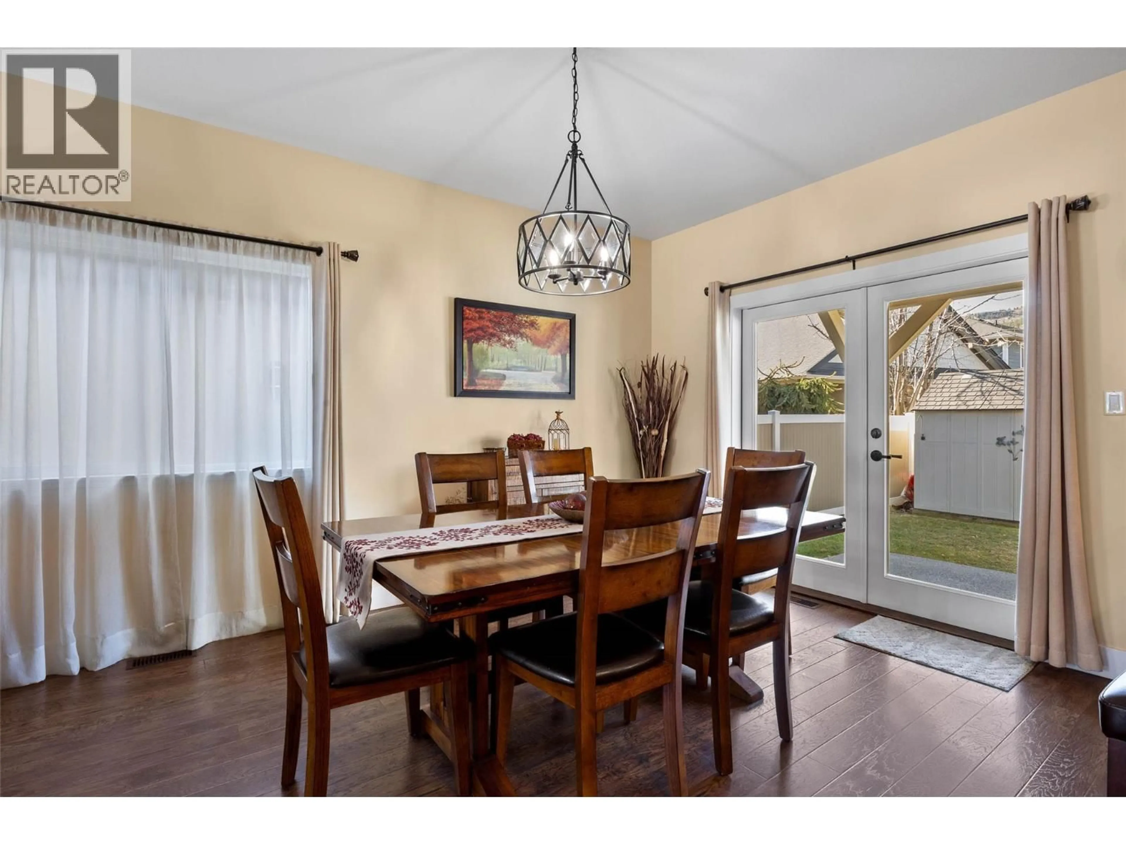 Dining room, wood/laminate floor for 3132 BANK ROAD, Kamloops British Columbia V2B0G2