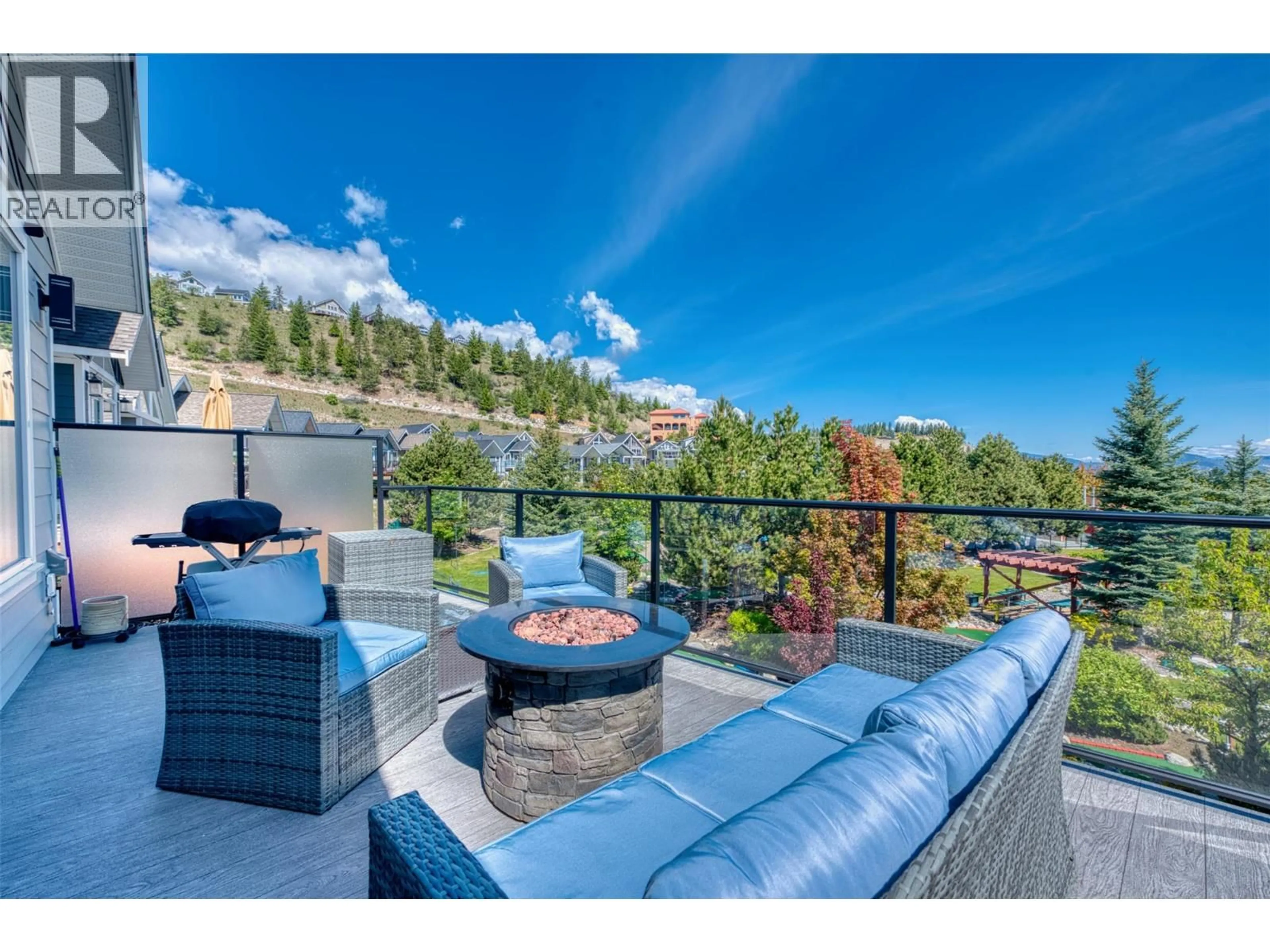 Patio, water/lake/river/ocean view for 348 - 6833 MADRID WAY, Kelowna British Columbia V1Z3R8