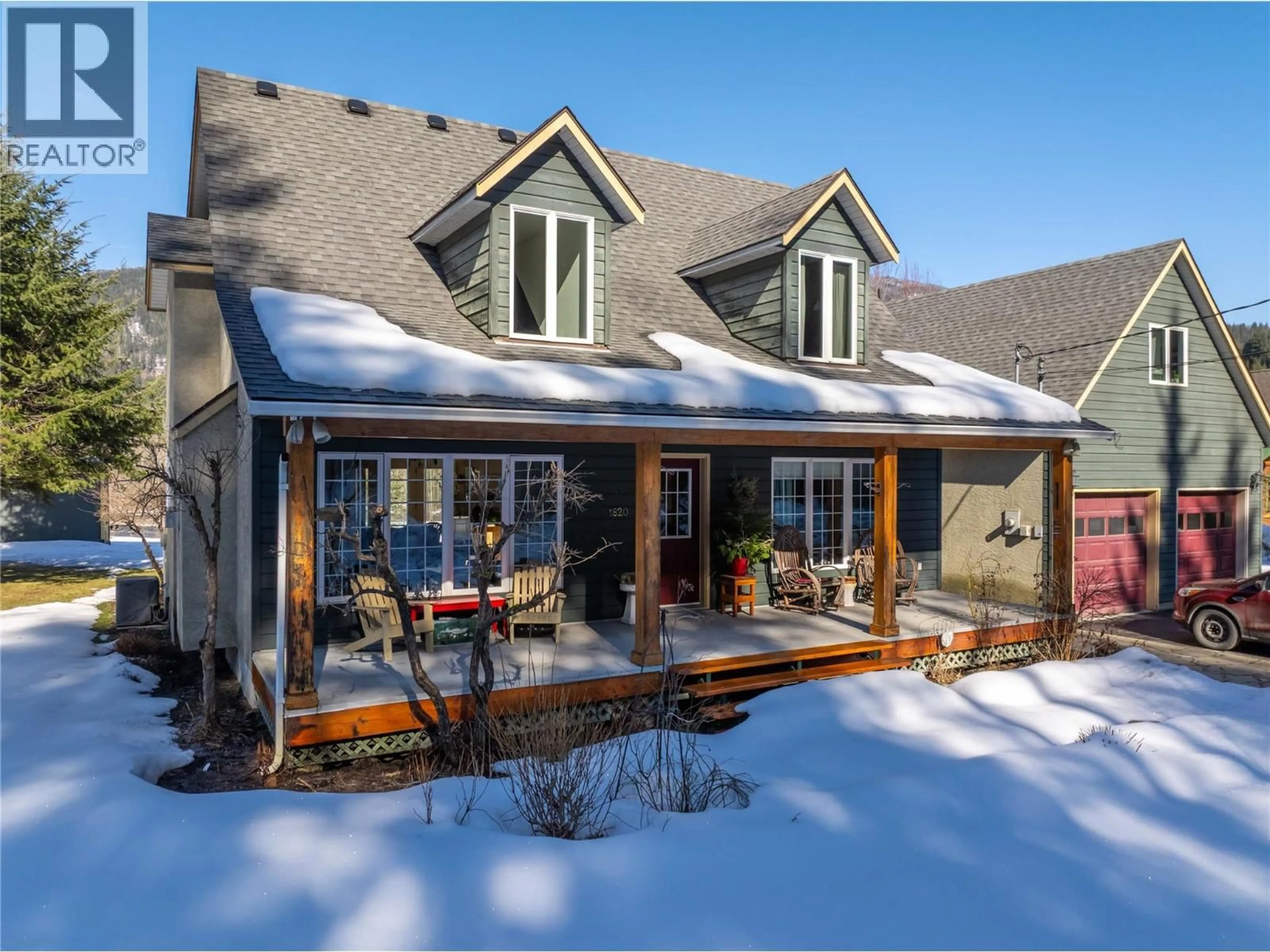 Home with vinyl exterior material, street for 1820 ILLECILLEWAET ROAD, Revelstoke British Columbia V0E2S0