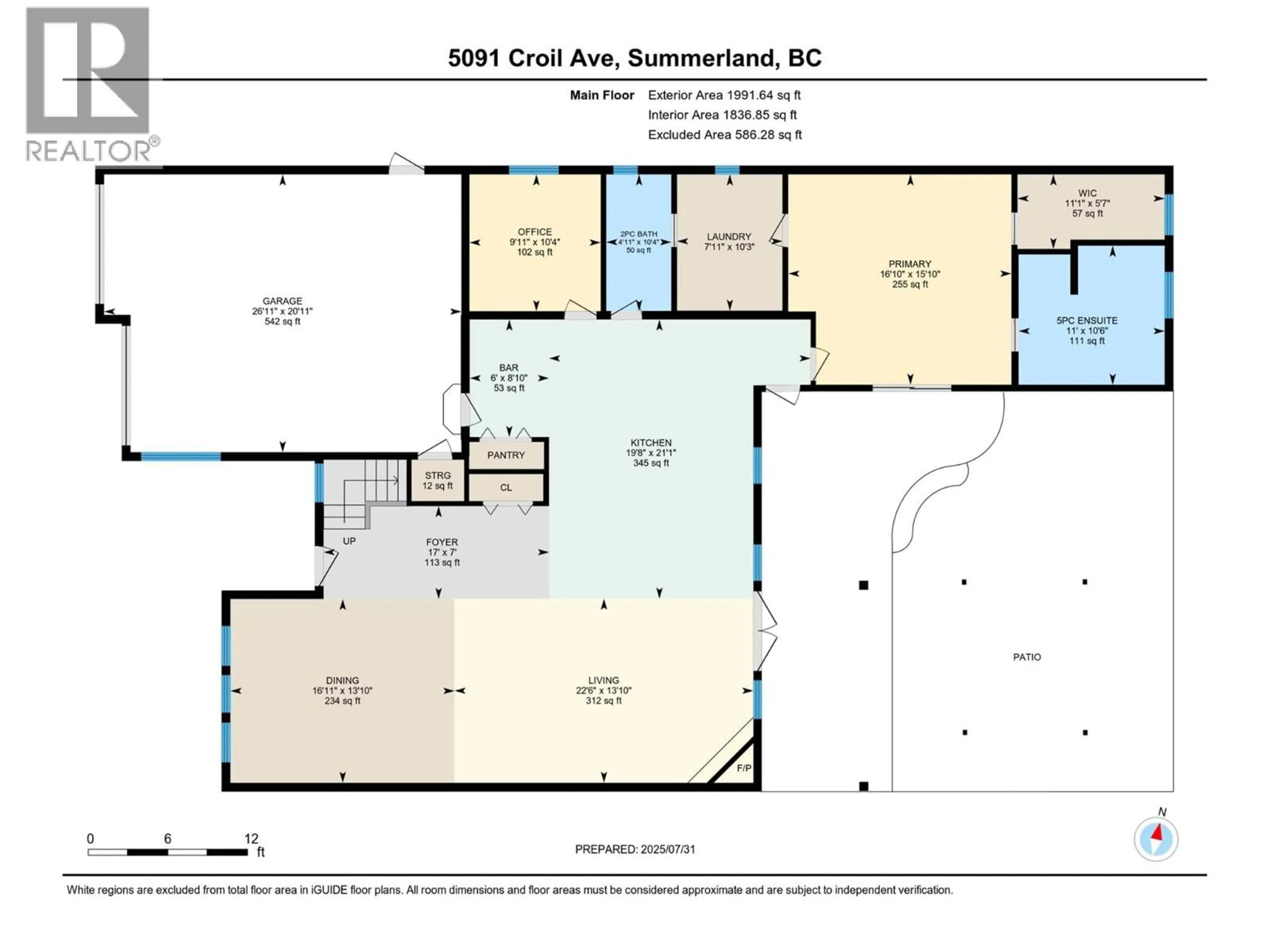 Floor plan for 5091 CROIL AVENUE, Summerland British Columbia V0H1Z9