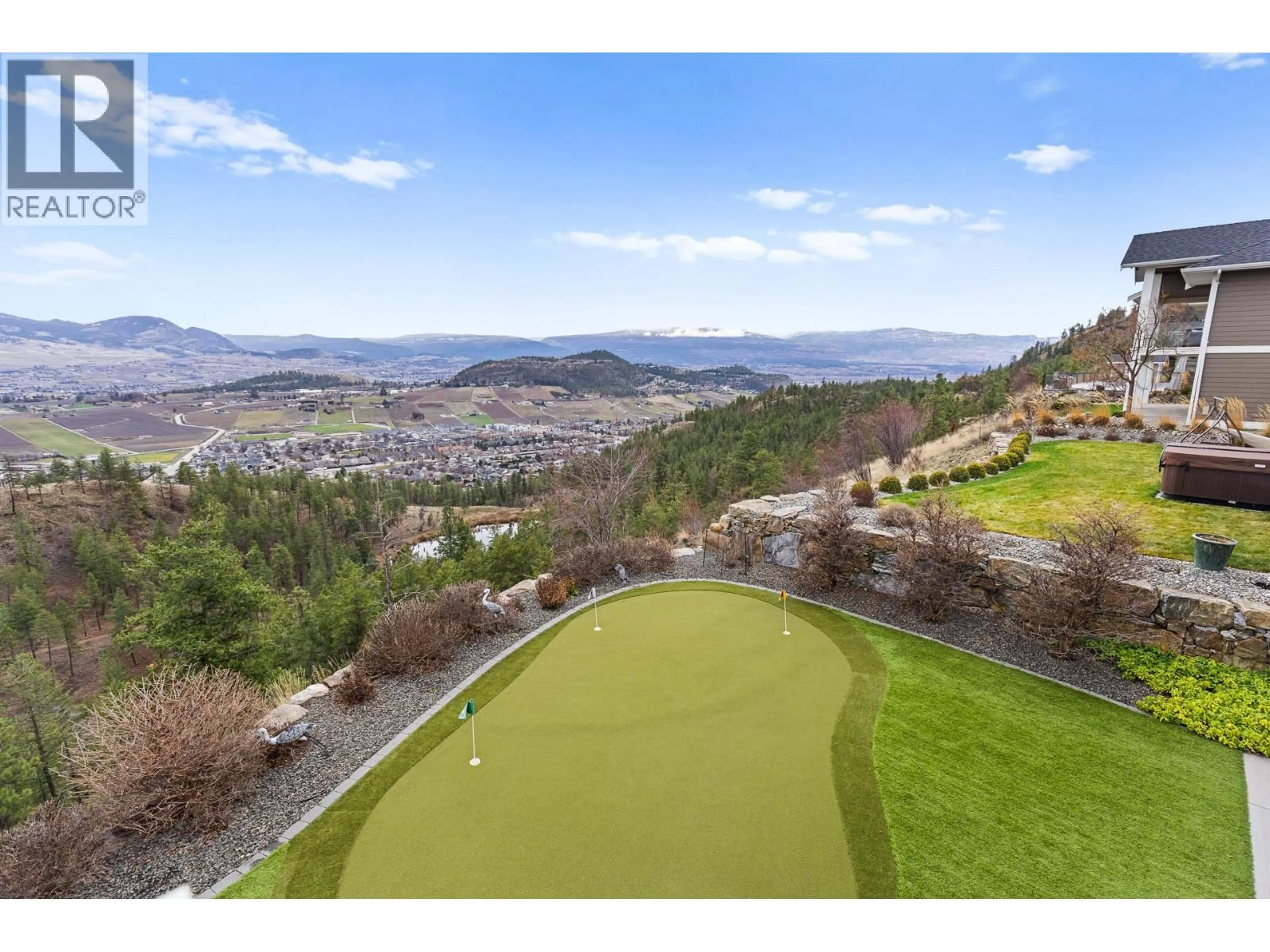 A pic from outside/outdoor area/front of a property/back of a property/a pic from drone, water/lake/river/ocean view for 191 UPPER CANYON DRIVE NORTH, Kelowna British Columbia V1V3C5
