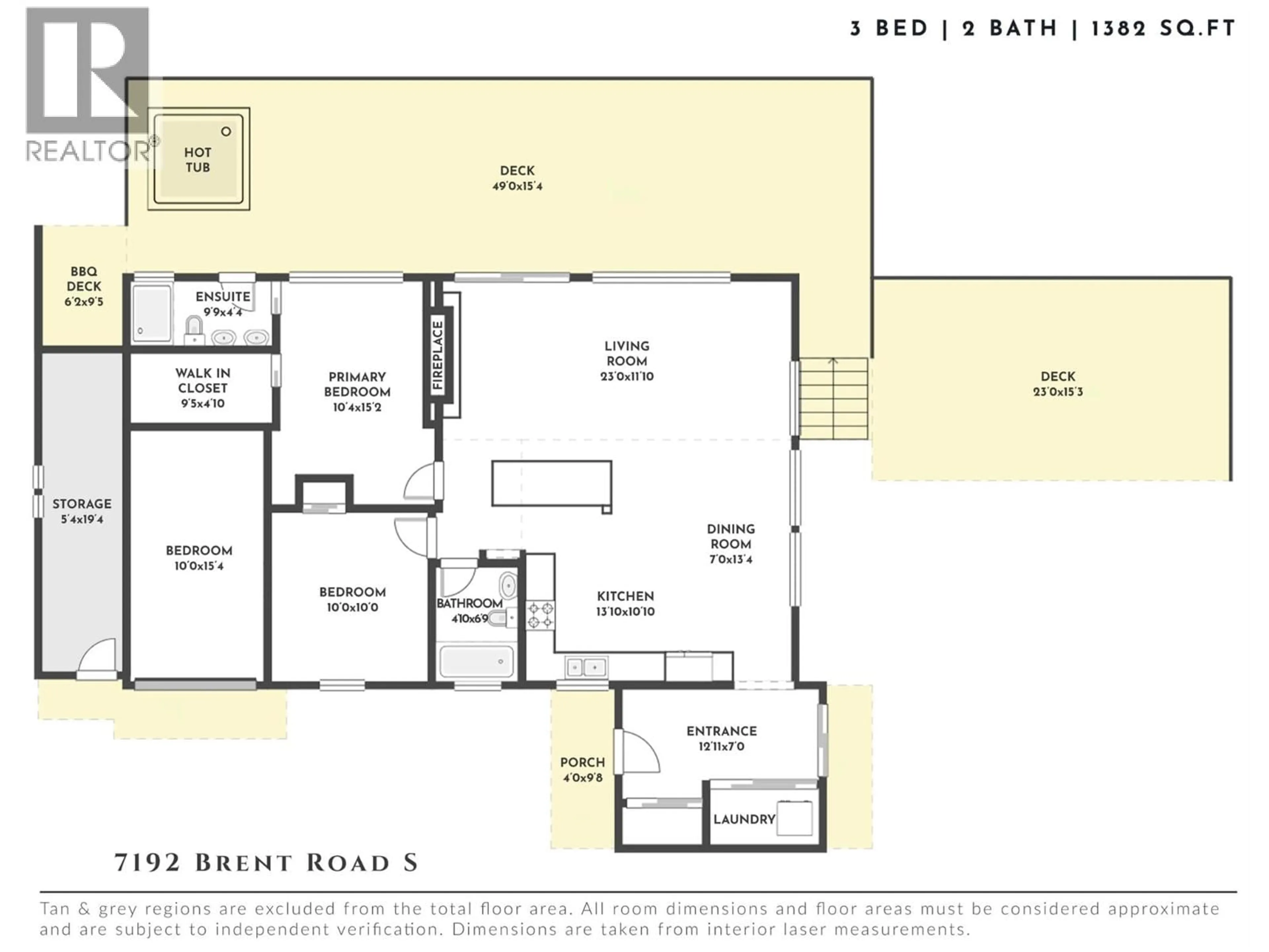 Floor plan for 7192 BRENT ROAD, Peachland British Columbia V0H1X7