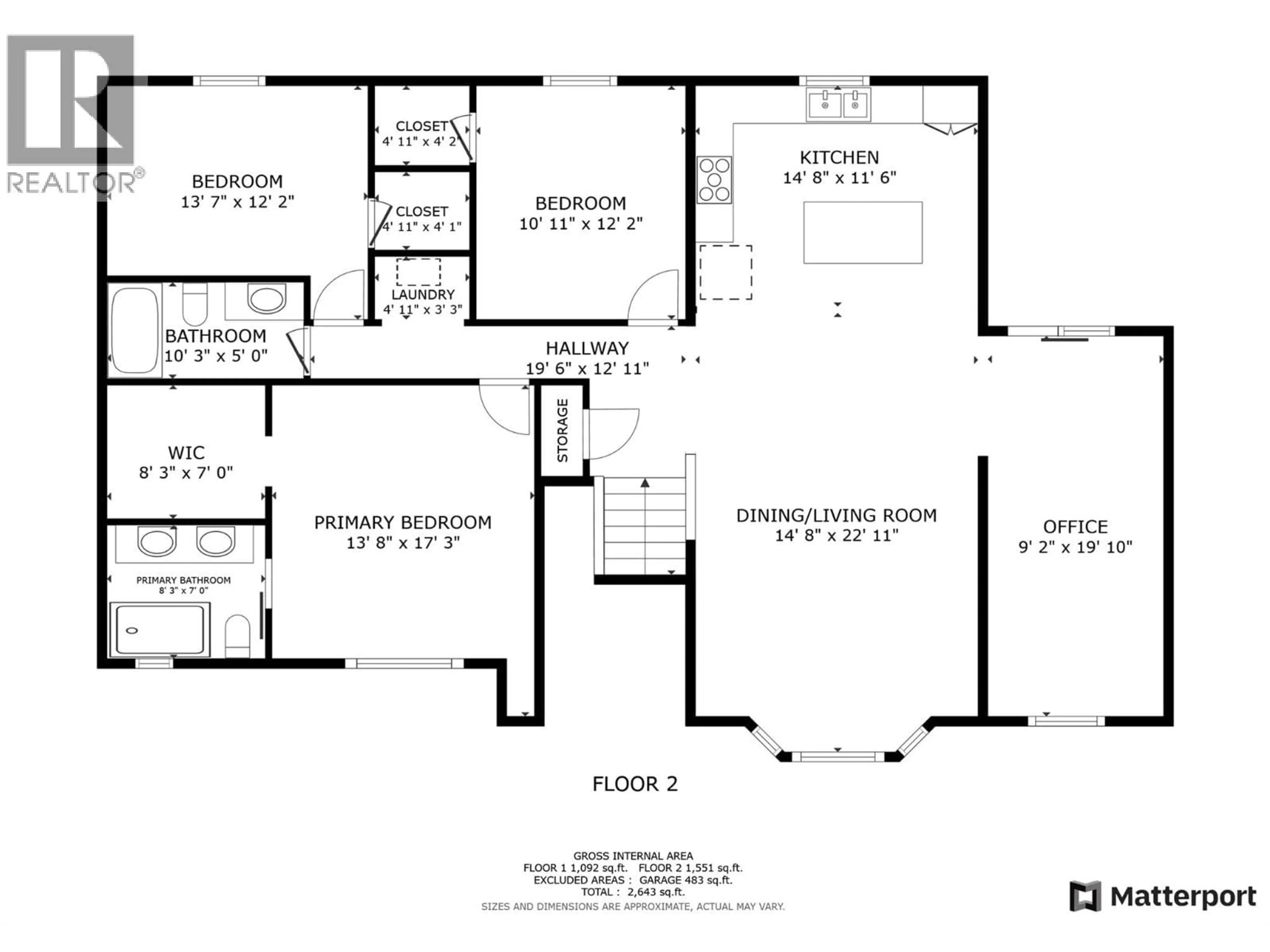 Floor plan for 2224 LINEA CRESCENT, Lumby British Columbia V0E2G0