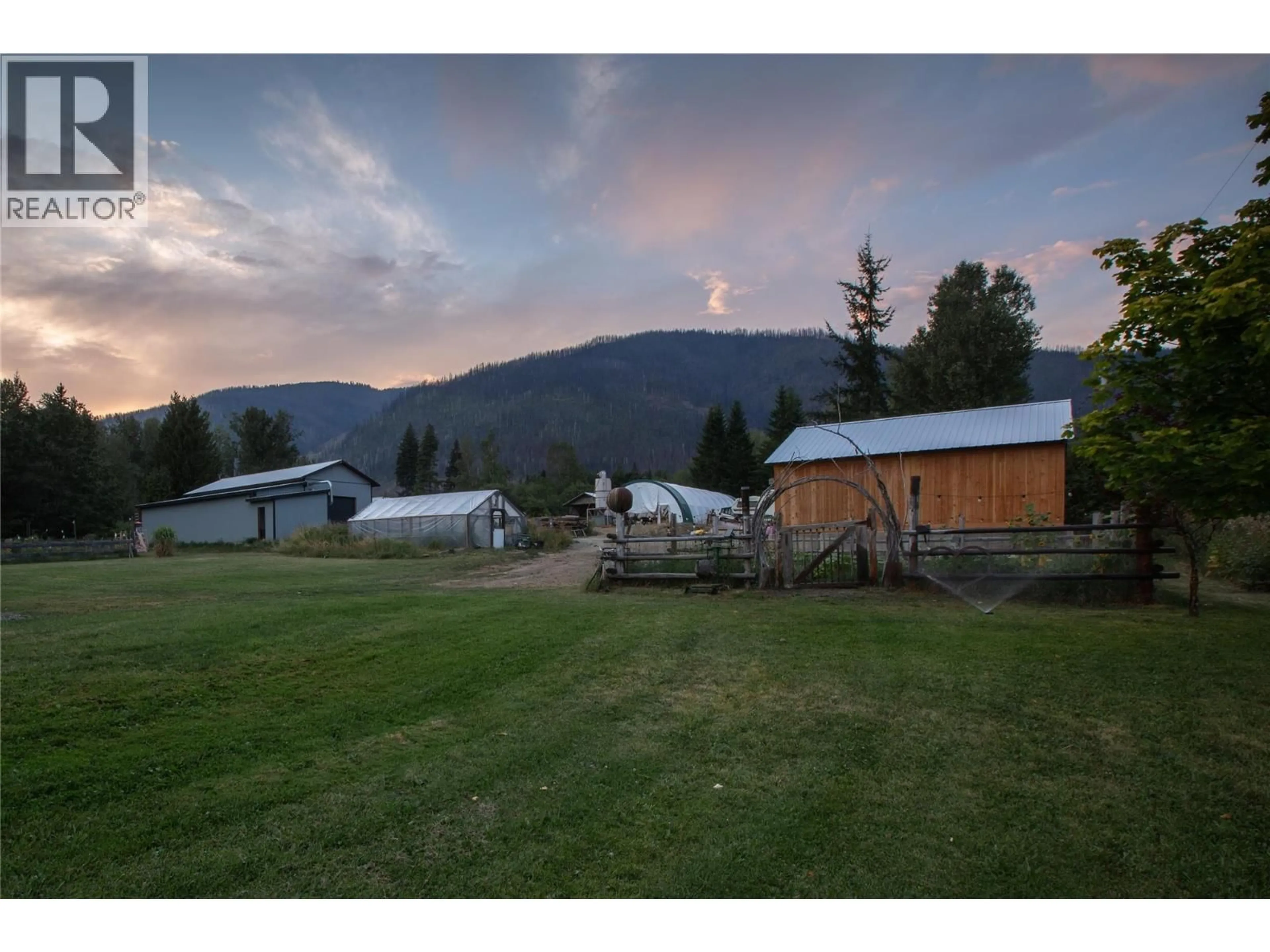 A pic from outside/outdoor area/front of a property/back of a property/a pic from drone, mountain view for 2523 EVANS ROAD, Celista British Columbia V0E1M6