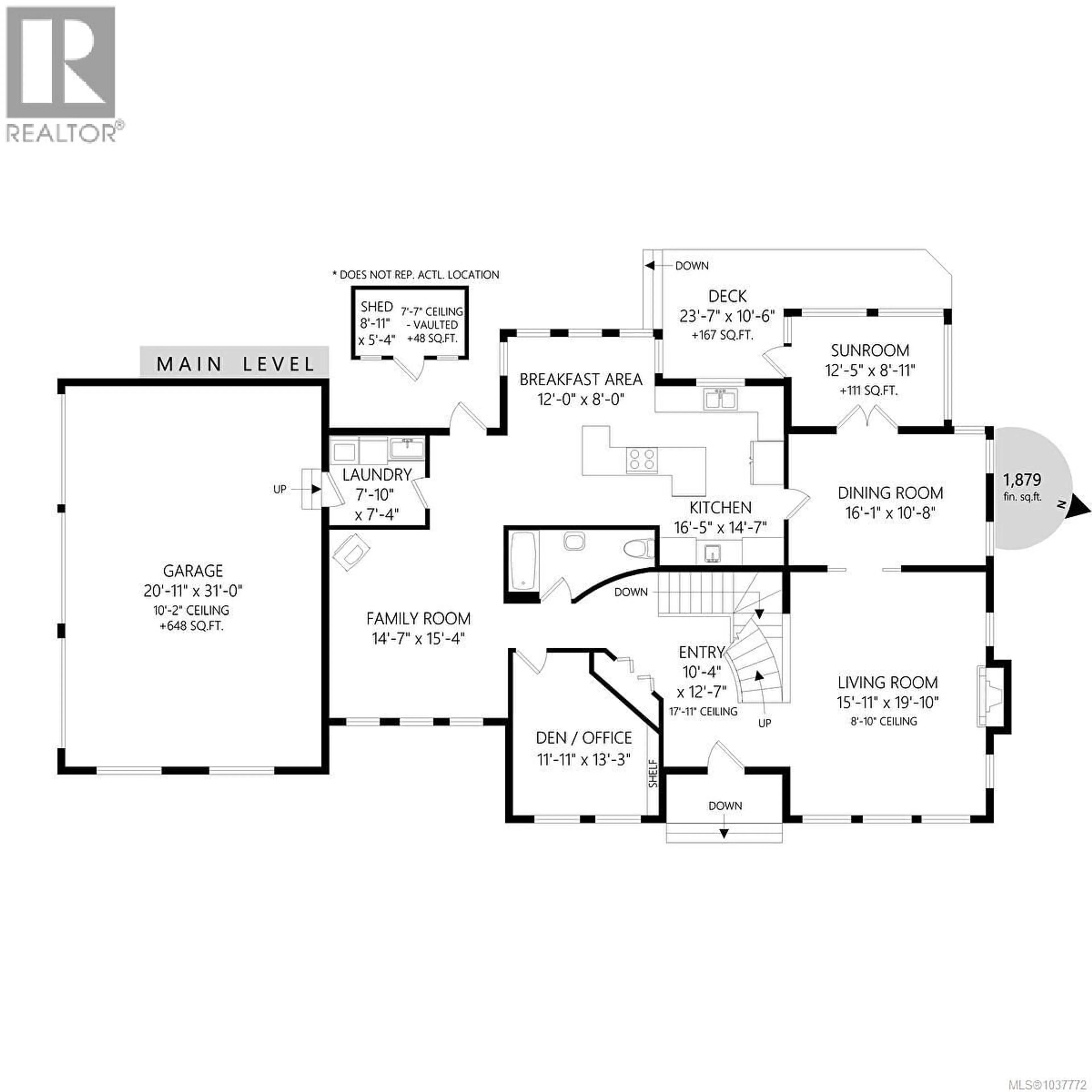 Floor plan for 1855 CAMAS DRIVE, North Saanich British Columbia V8L5N6