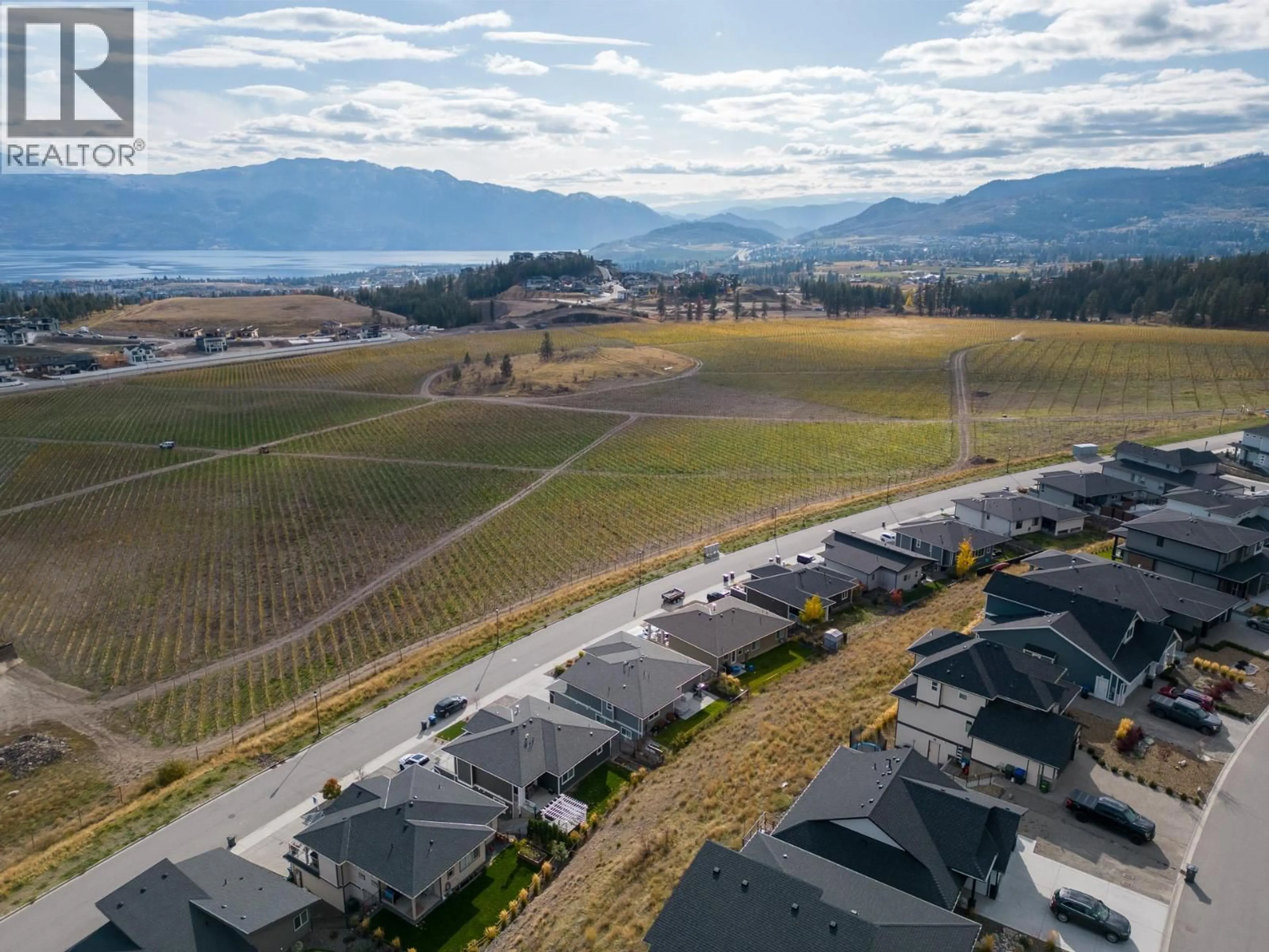 A pic from outside/outdoor area/front of a property/back of a property/a pic from drone, mountain view for 2612 PARAMOUNT DRIVE, West Kelowna British Columbia V4T3N3