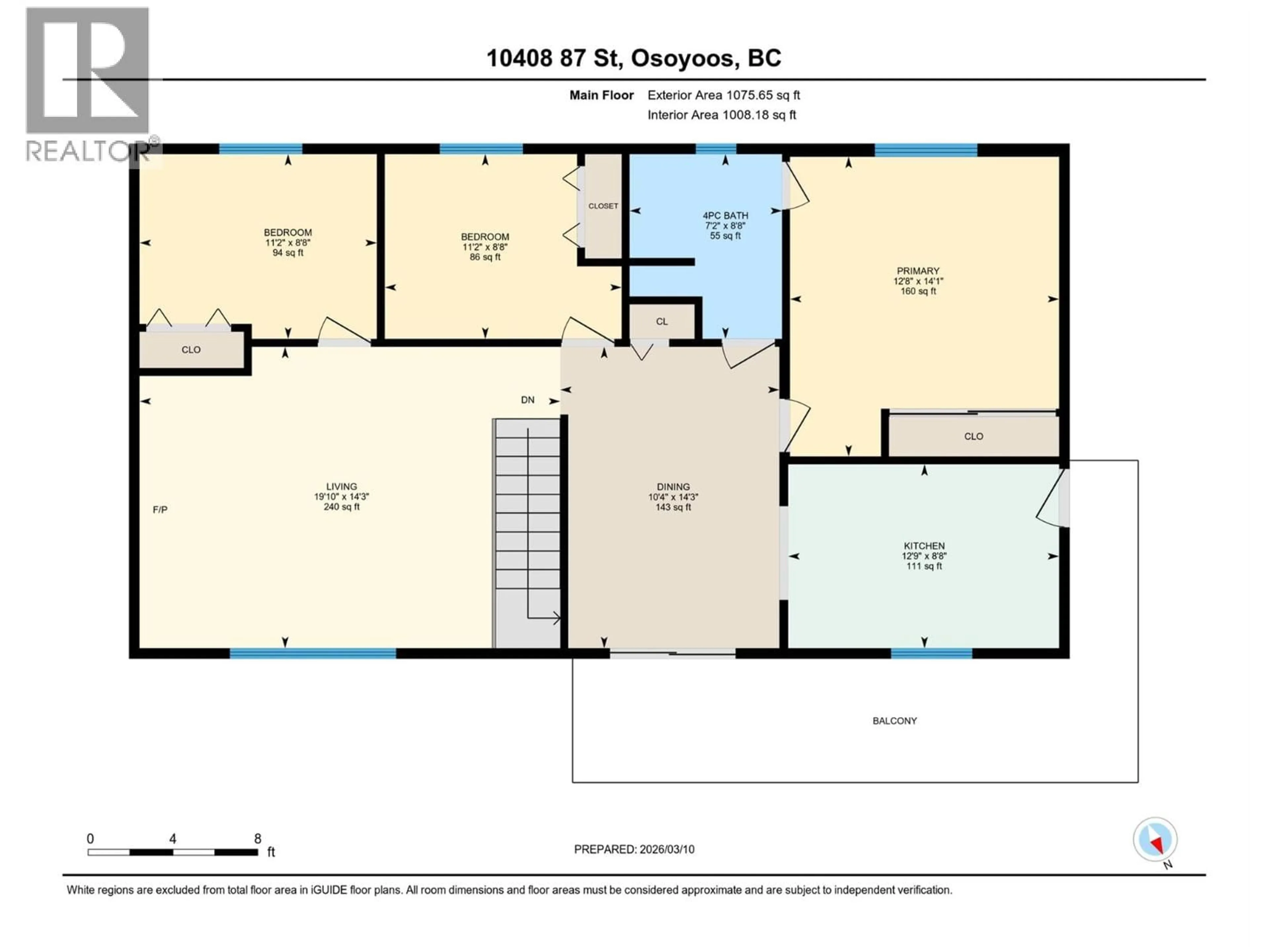 Floor plan for 10408 87TH STREET, Osoyoos British Columbia V0H1V2