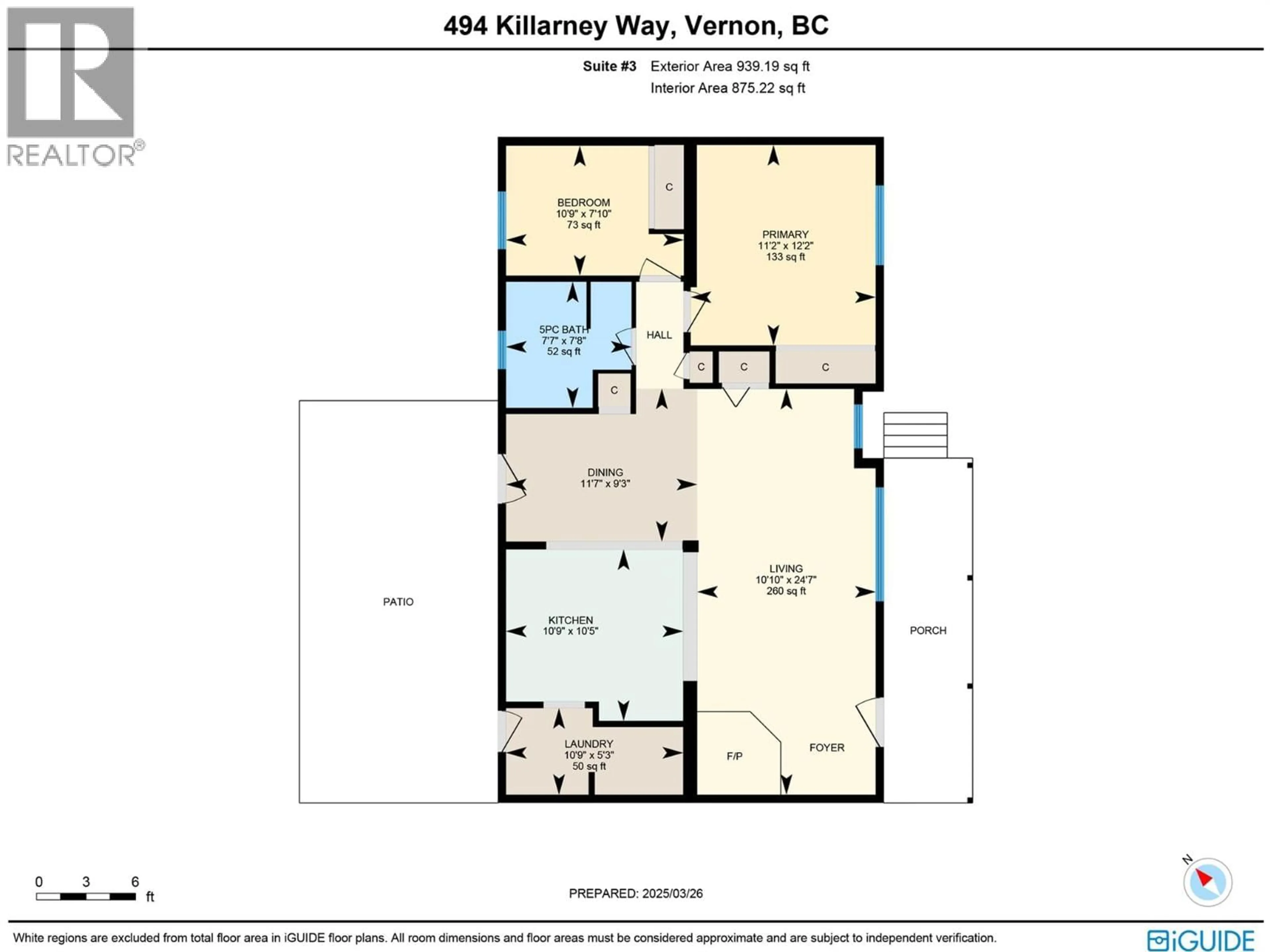 Floor plan for 494 KILLARNEY WAY, Vernon British Columbia V1H2C6