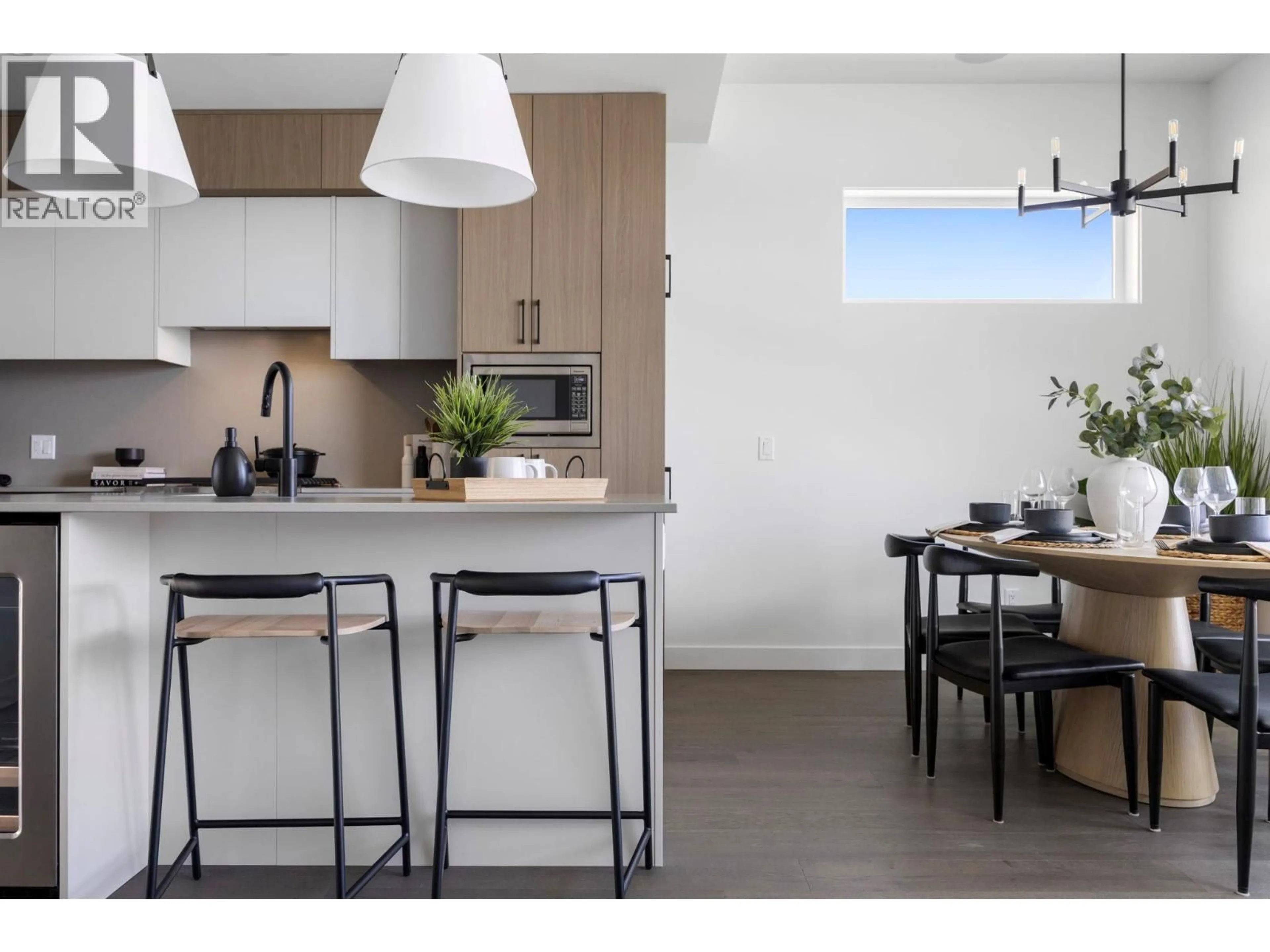 Contemporary kitchen, ceramic/tile floor for 6008 PRINCESS STREET, Peachland British Columbia V0H1X7