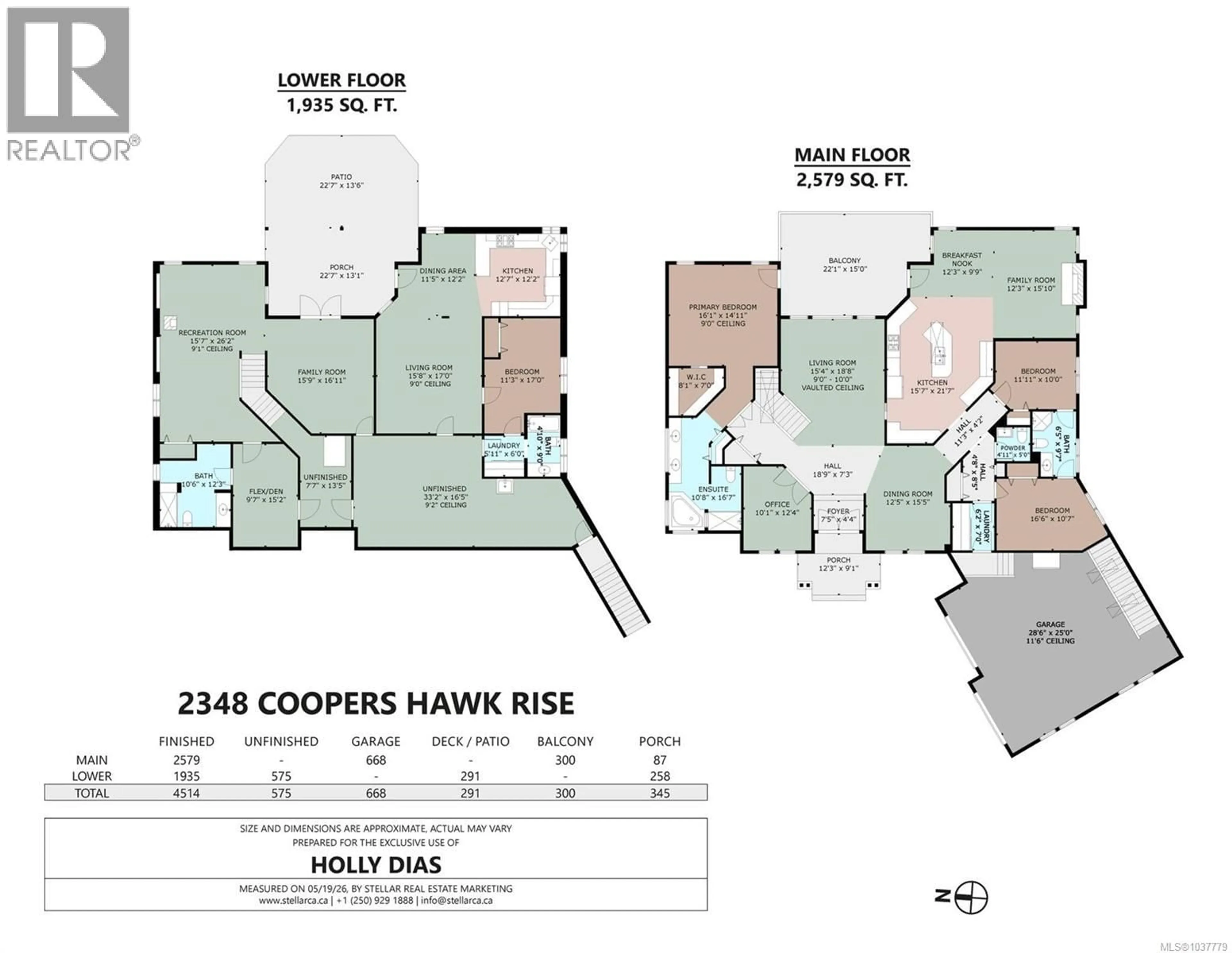 Floor plan for 2348 COOPERS HAWK RISE, Mill Bay British Columbia V8H1H7