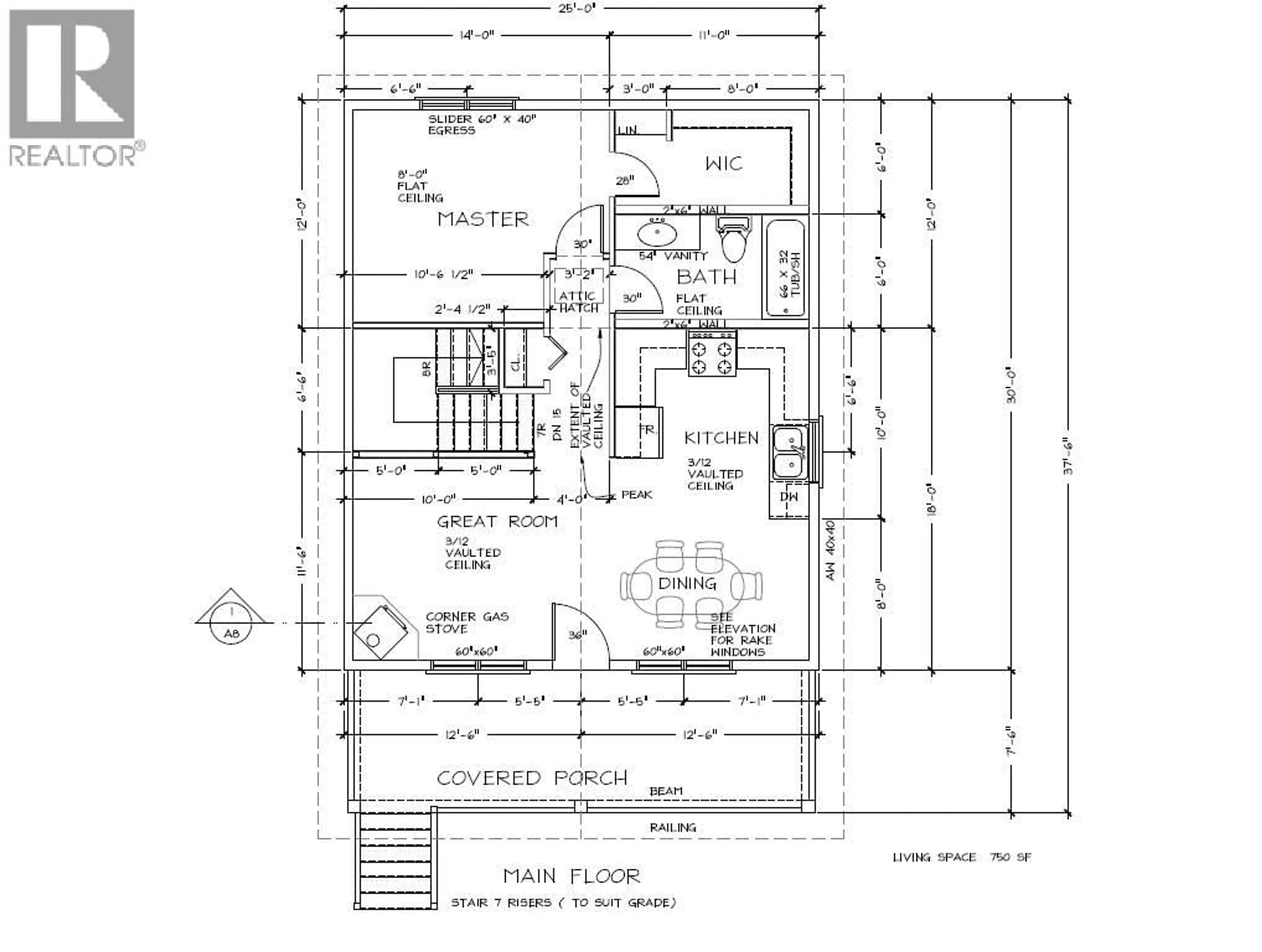Floor plan for 7 - 1938 FOXWOOD TRAIL, Windermere British Columbia V0B2L2