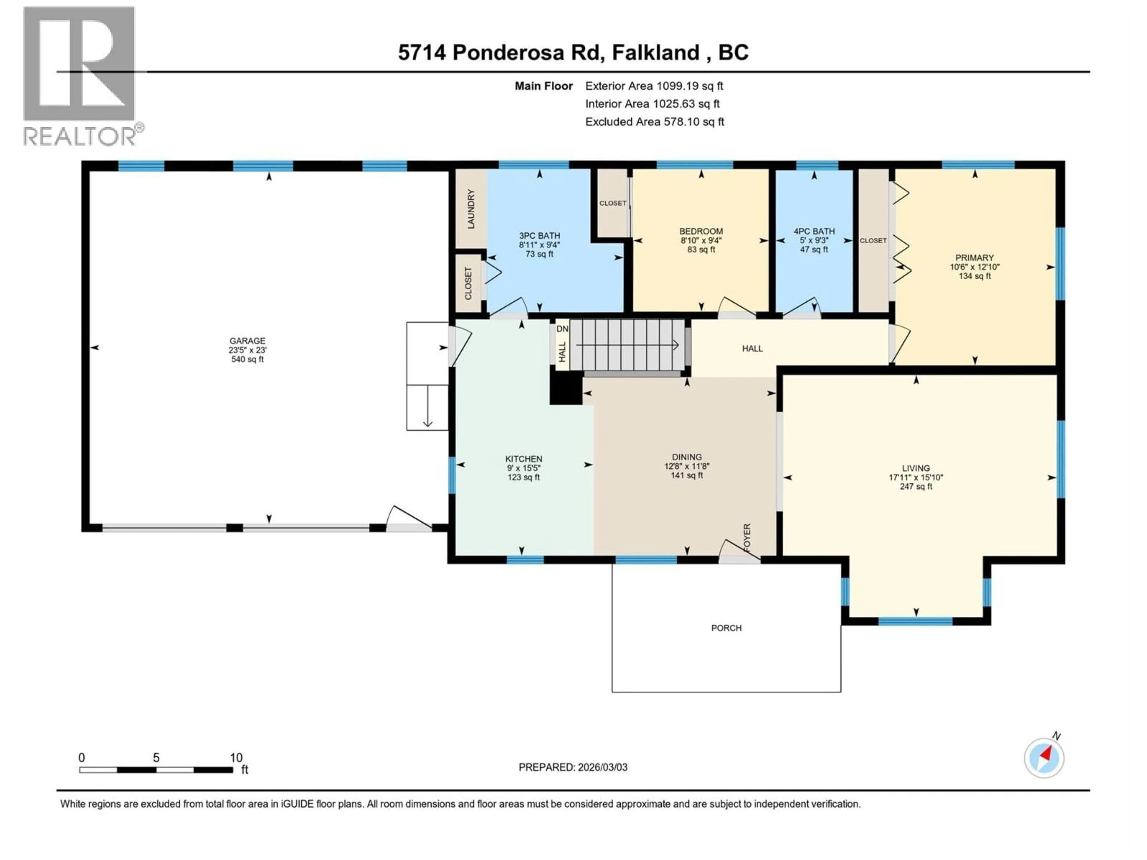 Floor plan for 5714 PONDEROSA ROAD, Falkland British Columbia V0E1W0