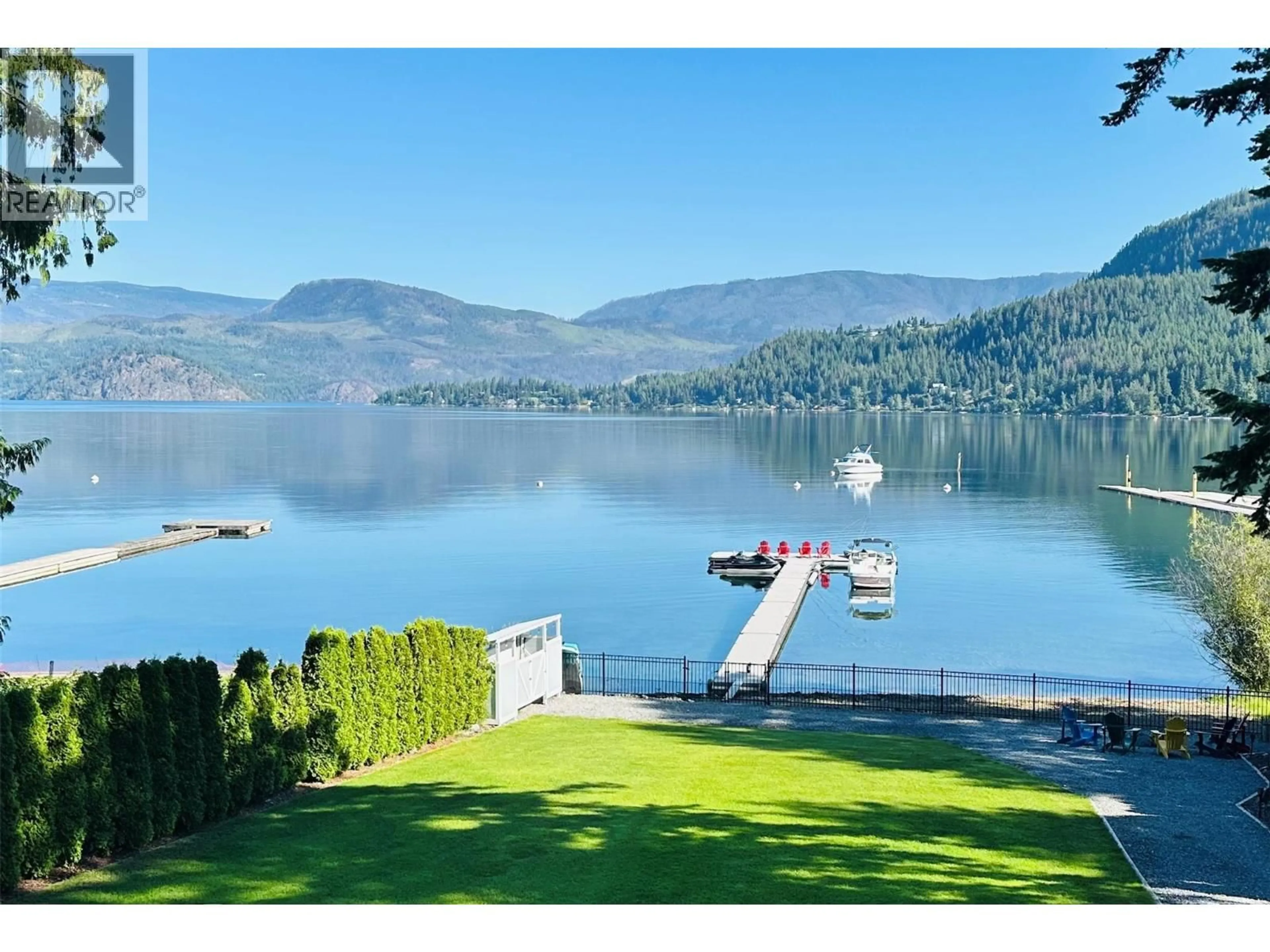 A pic from outside/outdoor area/front of a property/back of a property/a pic from drone, water/lake/river/ocean view for 2661 BLIND BAY ROAD, Blind Bay British Columbia V0E1H1