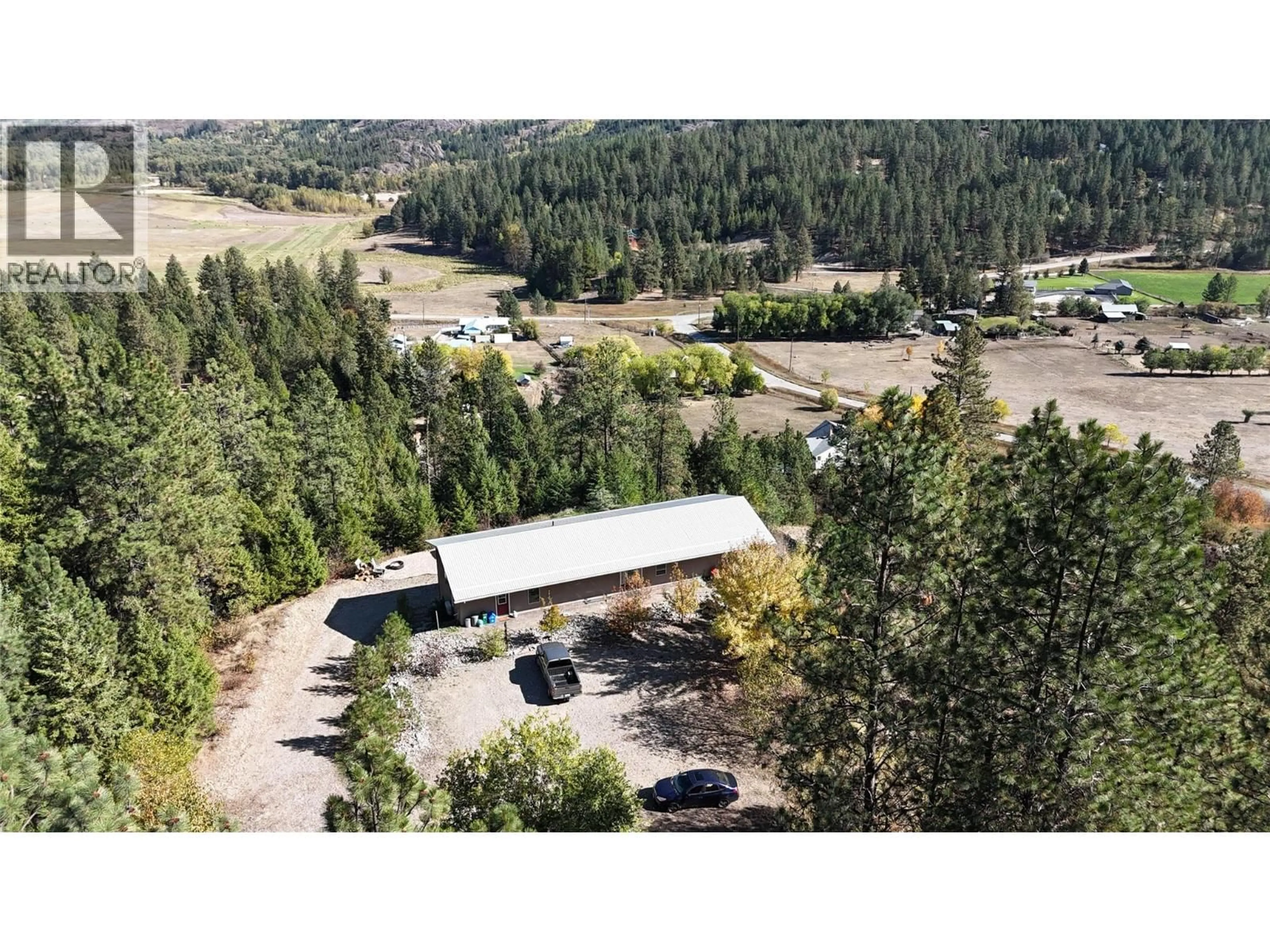 A pic from outside/outdoor area/front of a property/back of a property/a pic from drone, unknown for 3285 EAGLE RIDGE ROAD, Grand Forks British Columbia V0H1H2