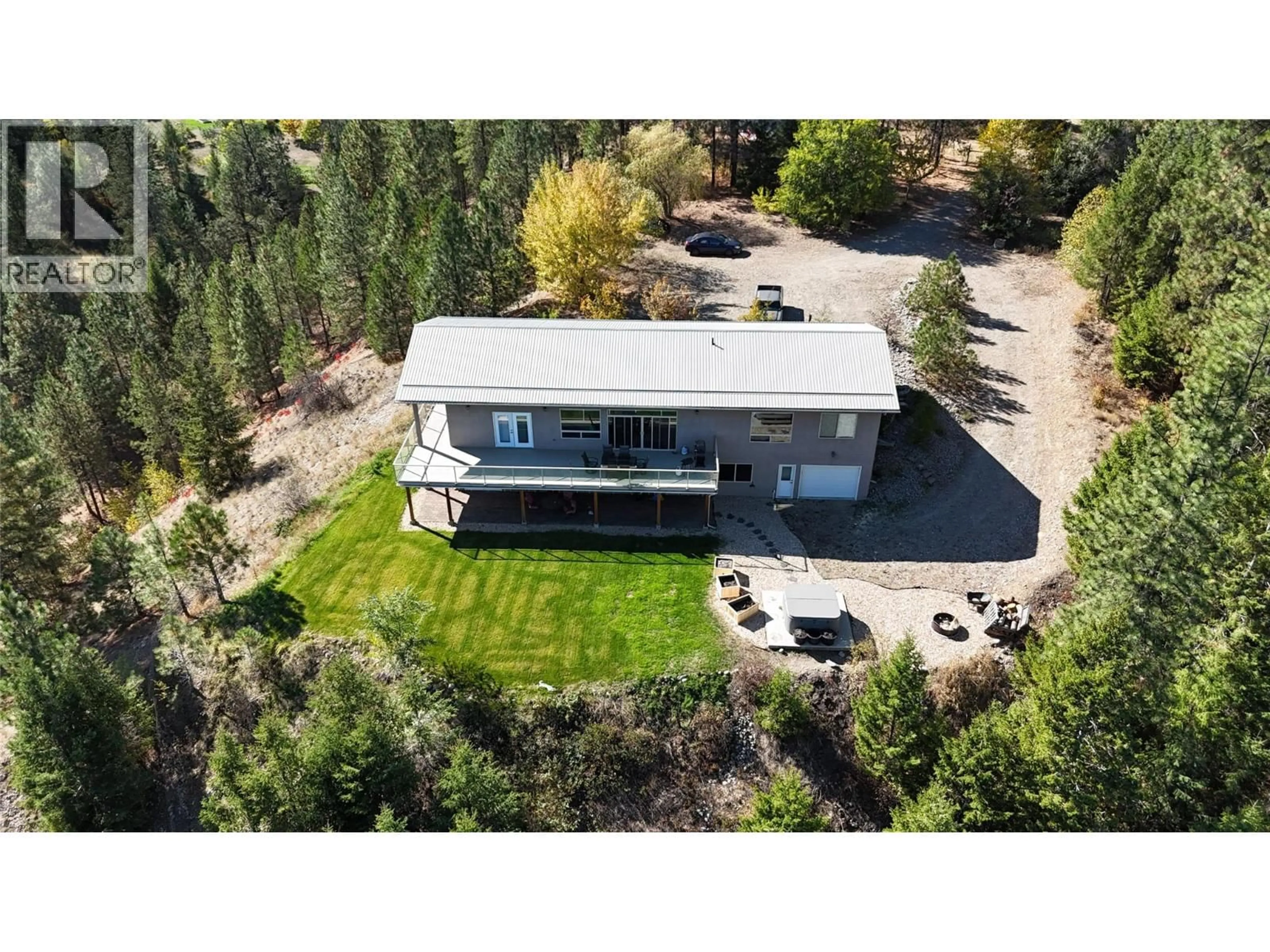 A pic from outside/outdoor area/front of a property/back of a property/a pic from drone, unknown for 3285 EAGLE RIDGE ROAD, Grand Forks British Columbia V0H1H2