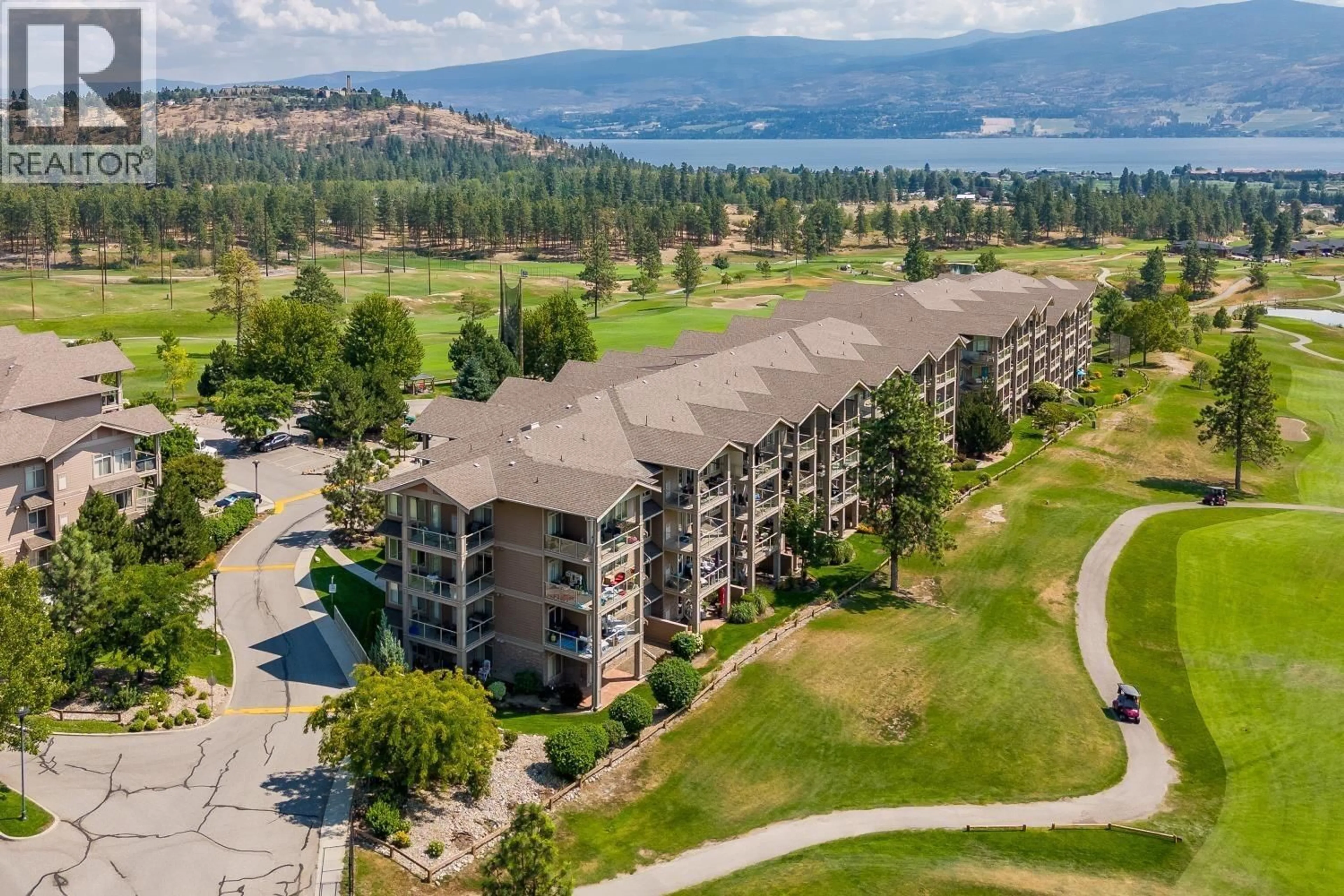 A pic from outside/outdoor area/front of a property/back of a property/a pic from drone, water/lake/river/ocean view for 415 - 3533 CARRINGTON ROAD, Westbank British Columbia V4T2Z9