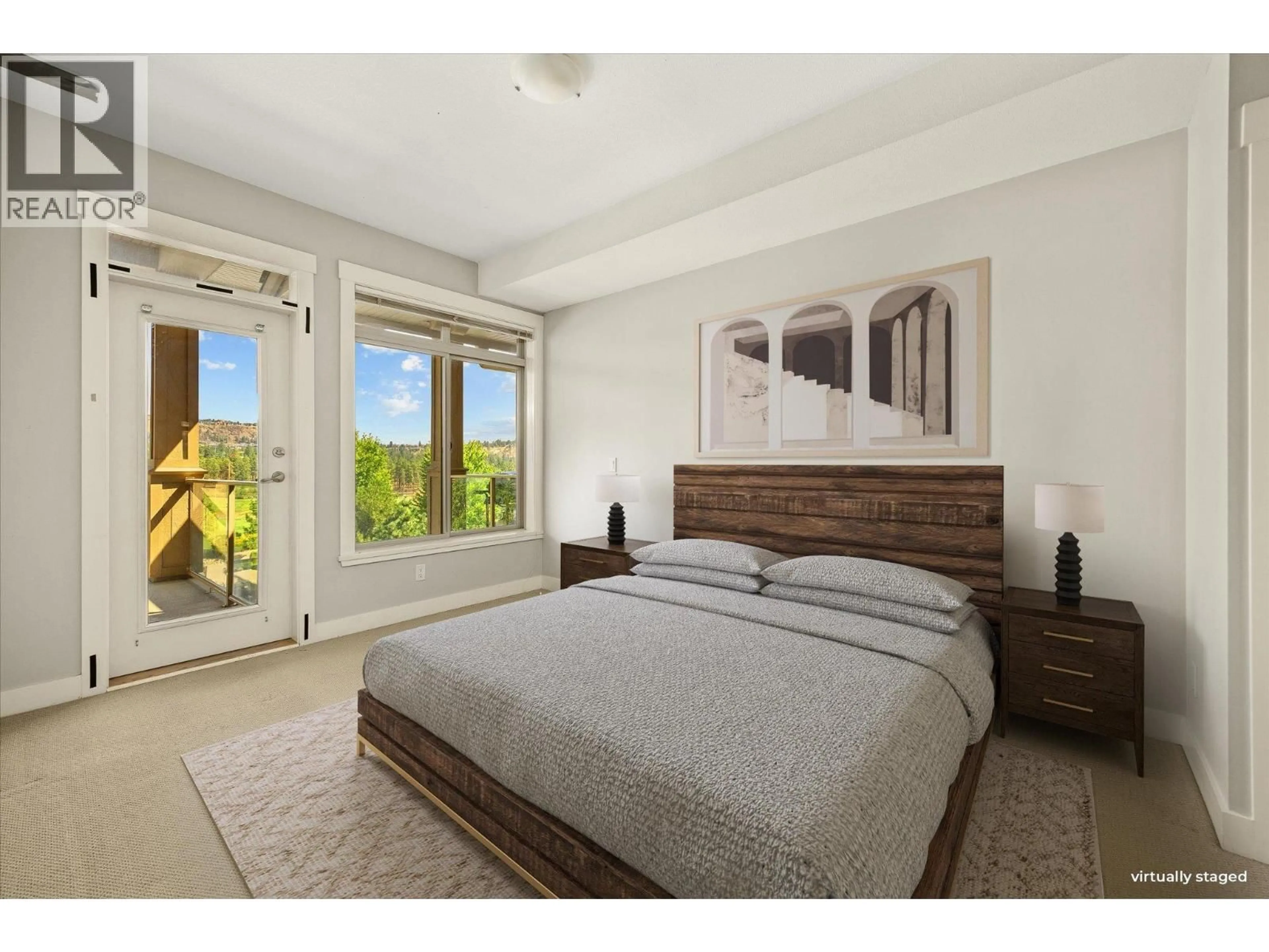 Bedroom with bed, unknown for 415 - 3533 CARRINGTON ROAD, Westbank British Columbia V4T2Z9