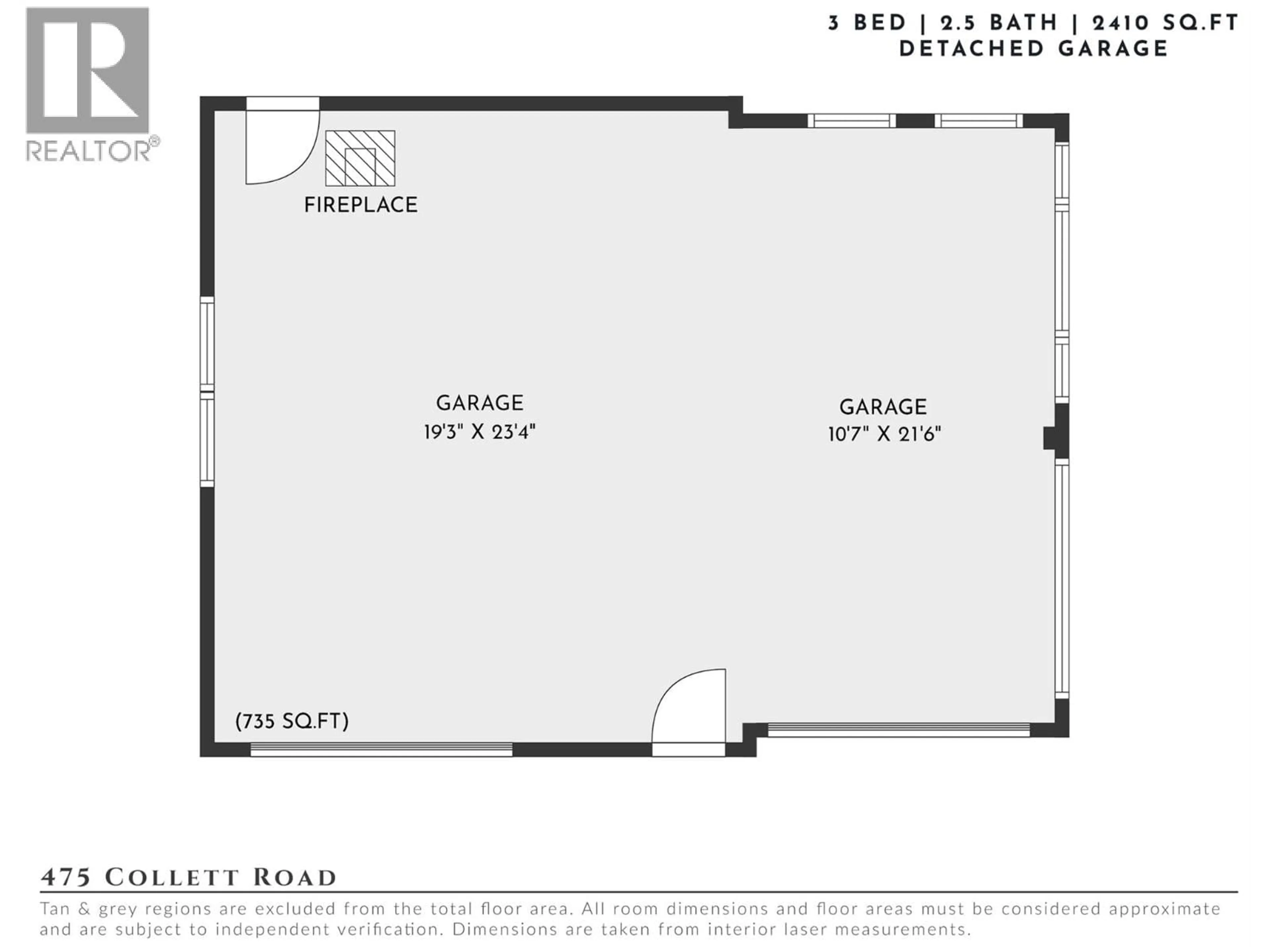 Floor plan for 475 COLLETT ROAD, Kelowna British Columbia V1W1K8