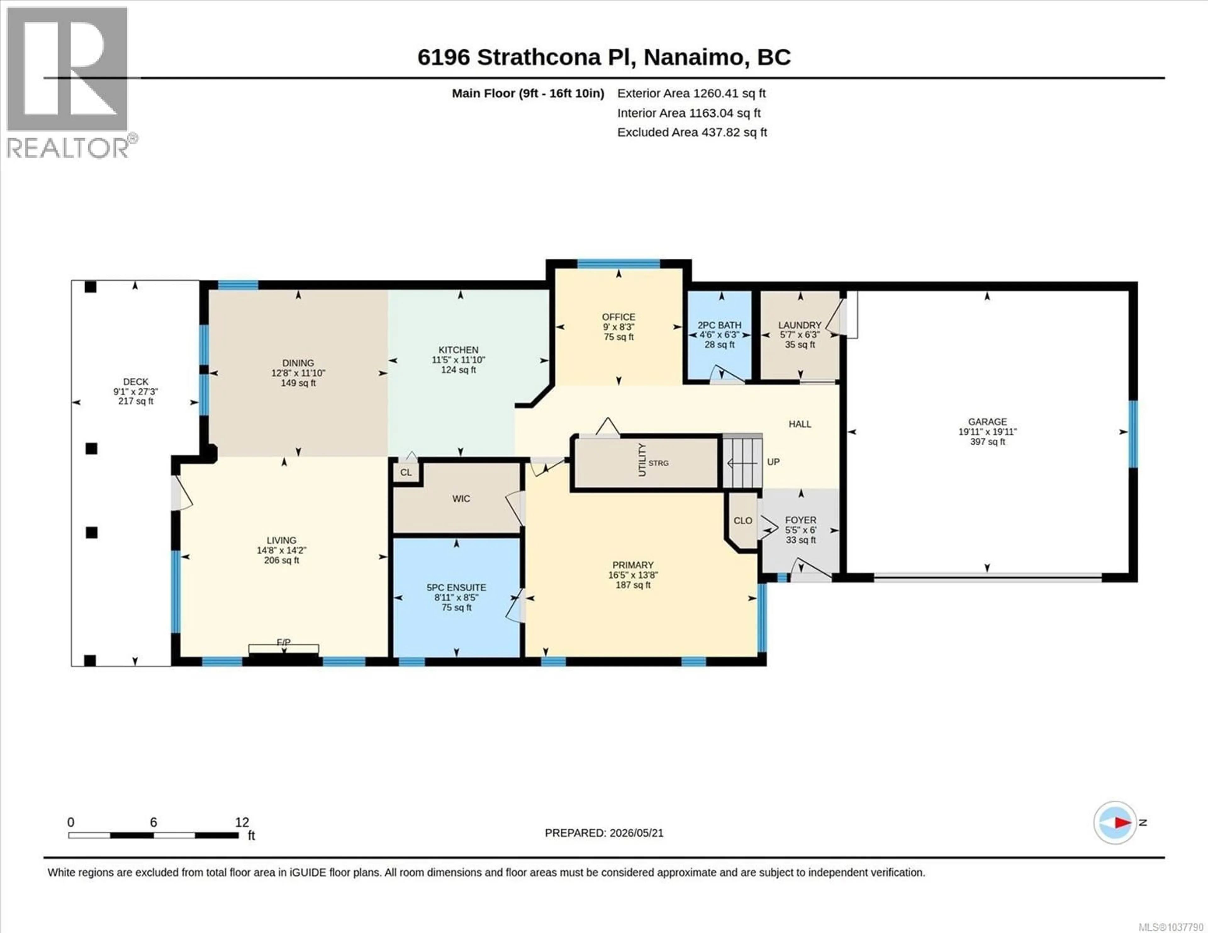 Floor plan for 6196 STRATHCONA PLACE, Nanaimo British Columbia V9T0A3