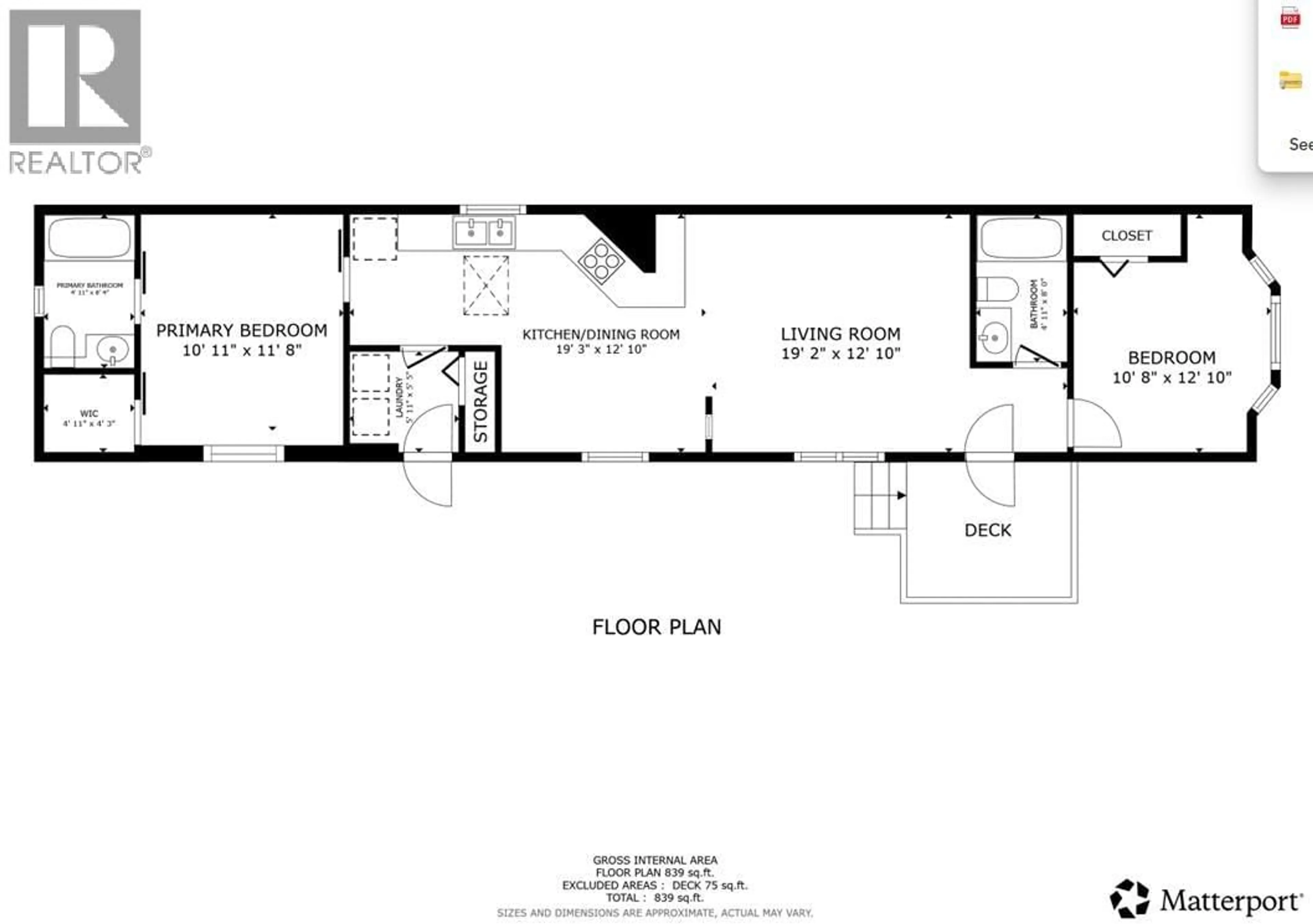 Floor plan for 4789 RIVERVIEW DRIVE, Edgewater British Columbia V0A1E0