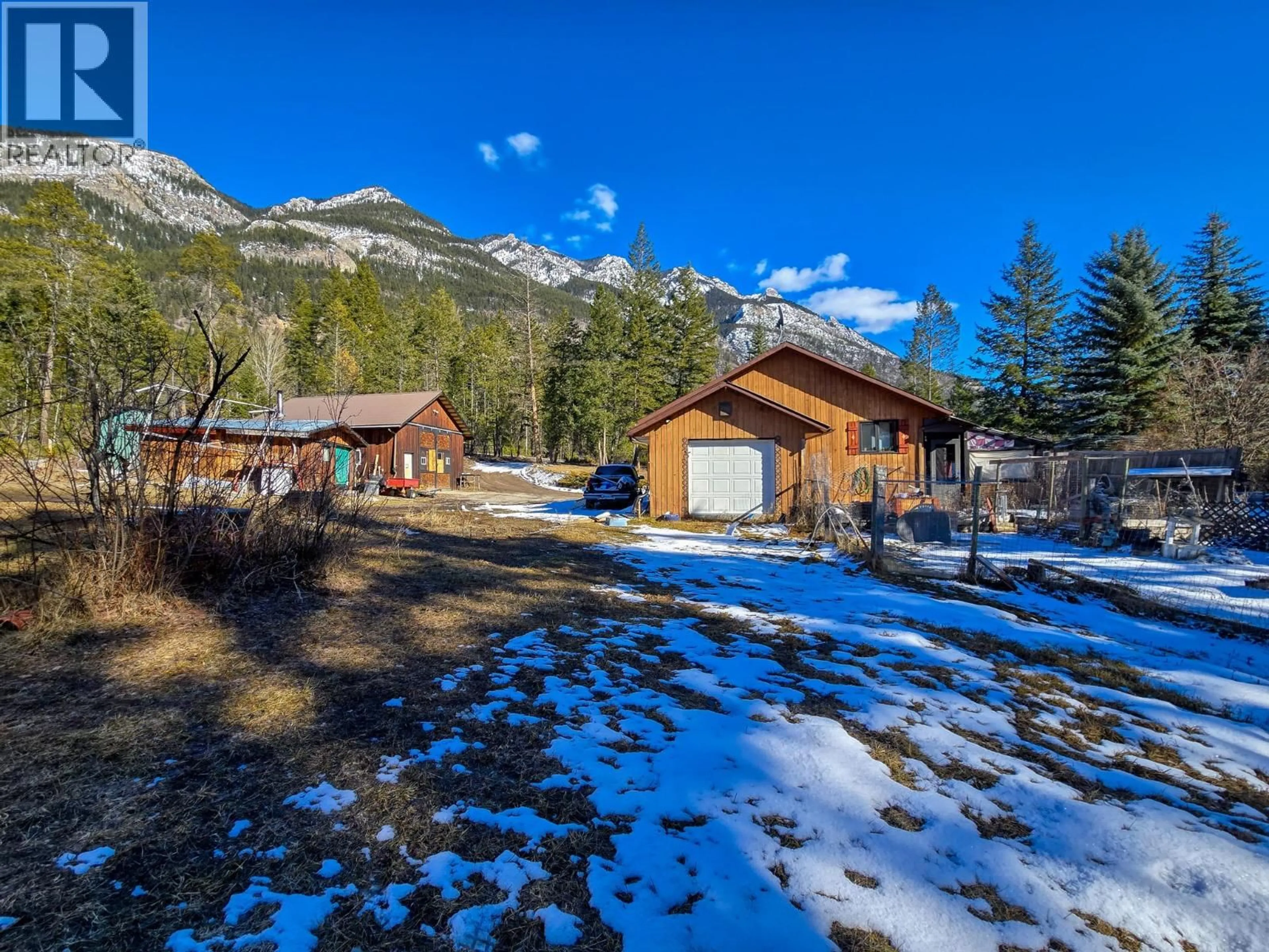 A pic from outside/outdoor area/front of a property/back of a property/a pic from drone, mountain view for 2837 BERREY ROAD, Brisco British Columbia V0A1B0