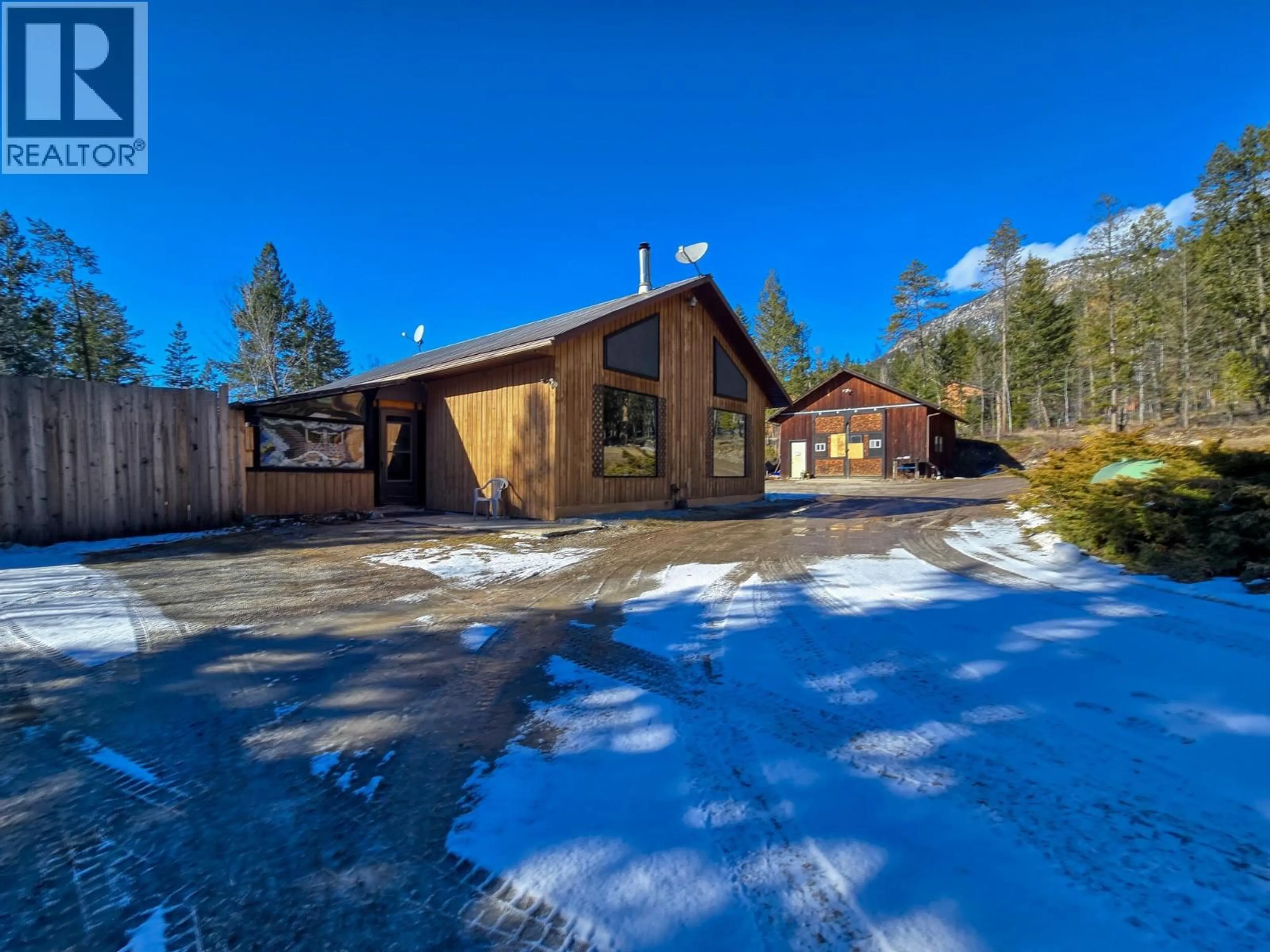A pic from outside/outdoor area/front of a property/back of a property/a pic from drone, mountain view for 2837 BERREY ROAD, Brisco British Columbia V0A1B0