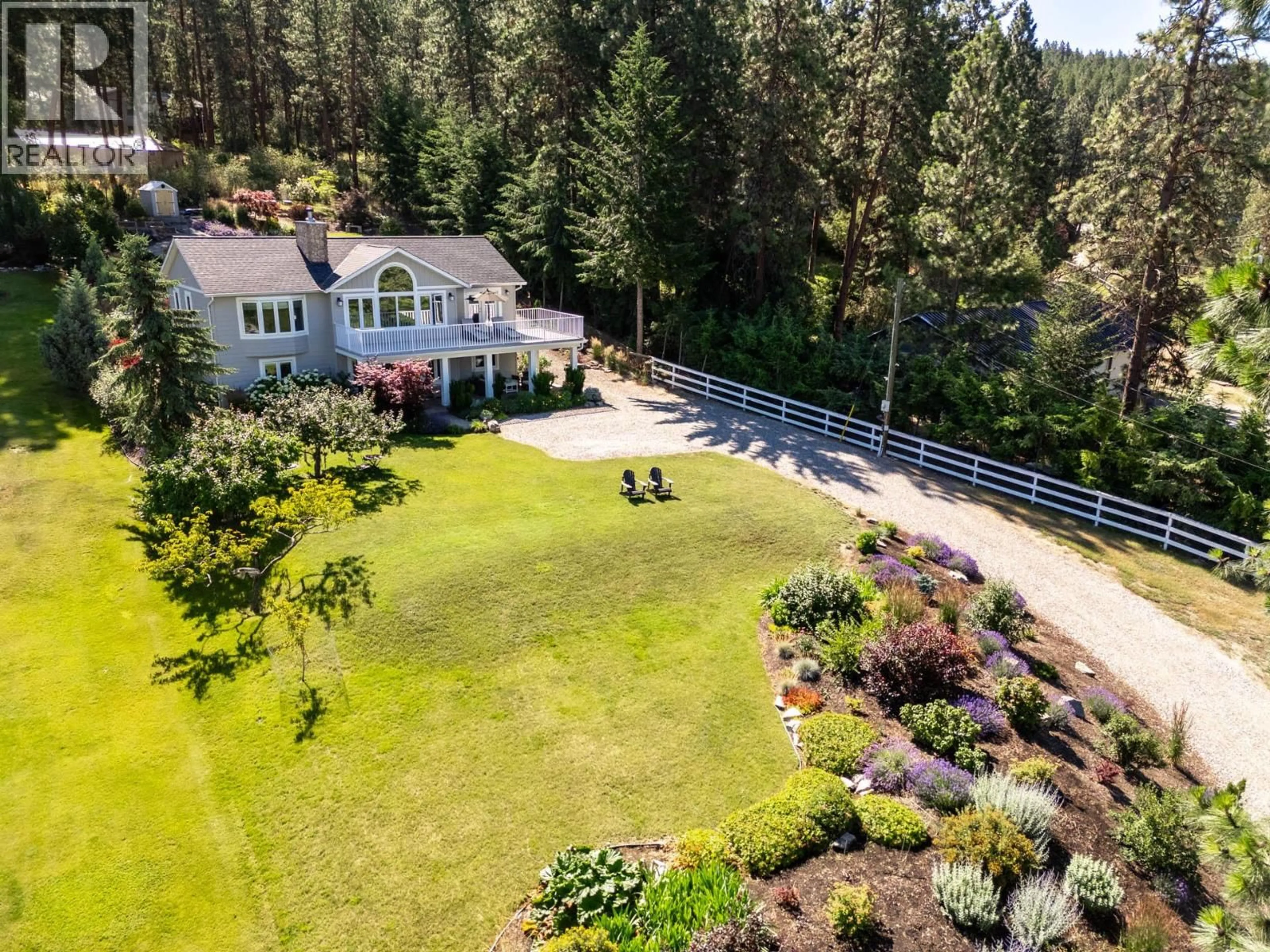 A pic from outside/outdoor area/front of a property/back of a property/a pic from drone, unknown for 16699 CARRS LANDING ROAD, Lake Country British Columbia V4V1B2