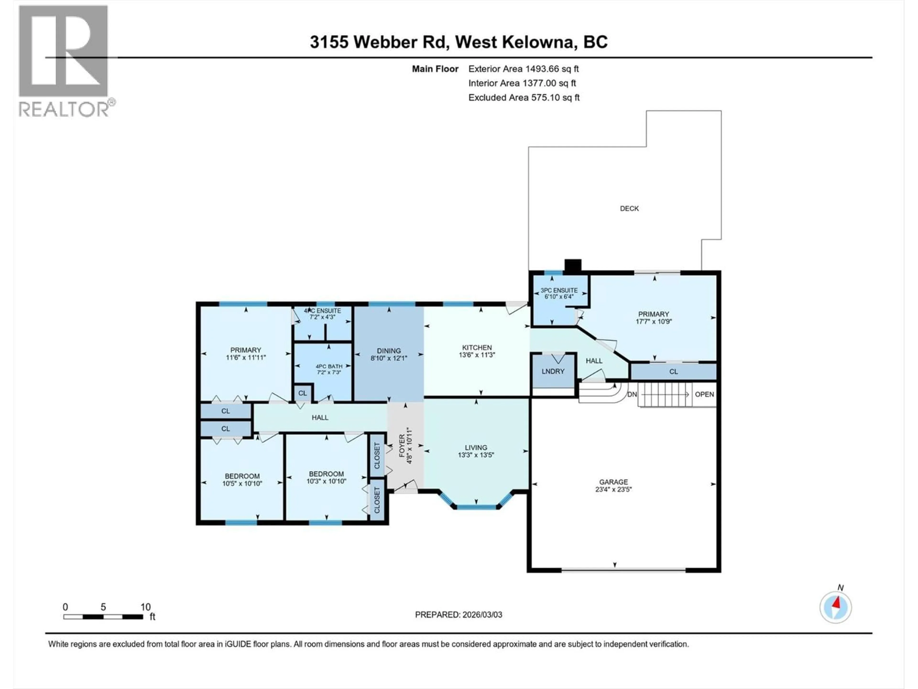 Floor plan for 3155 WEBBER ROAD, West Kelowna British Columbia V4T1E7