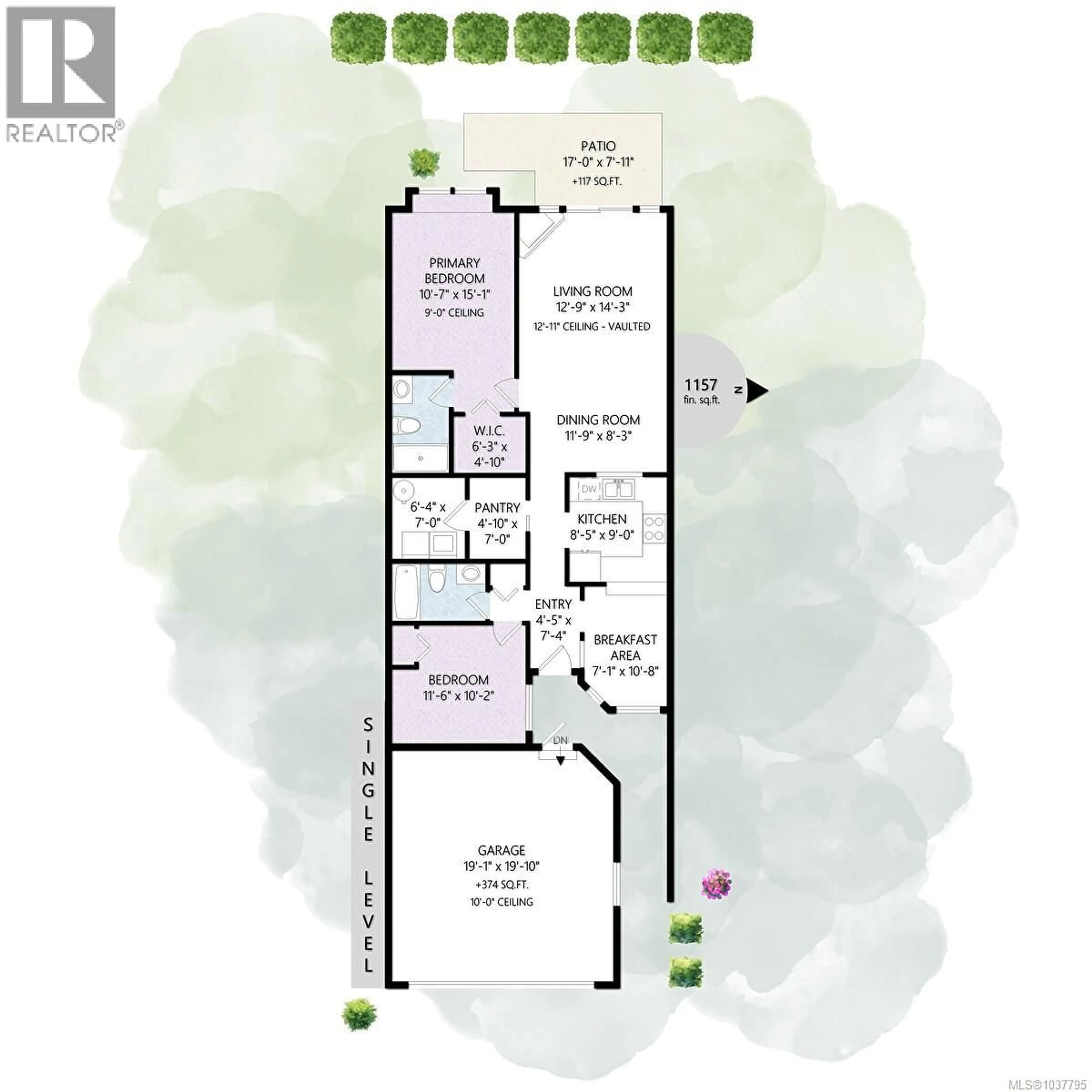 Floor plan for 27 - 631 BLENKIN AVENUE, Parksville British Columbia V9P2Z4