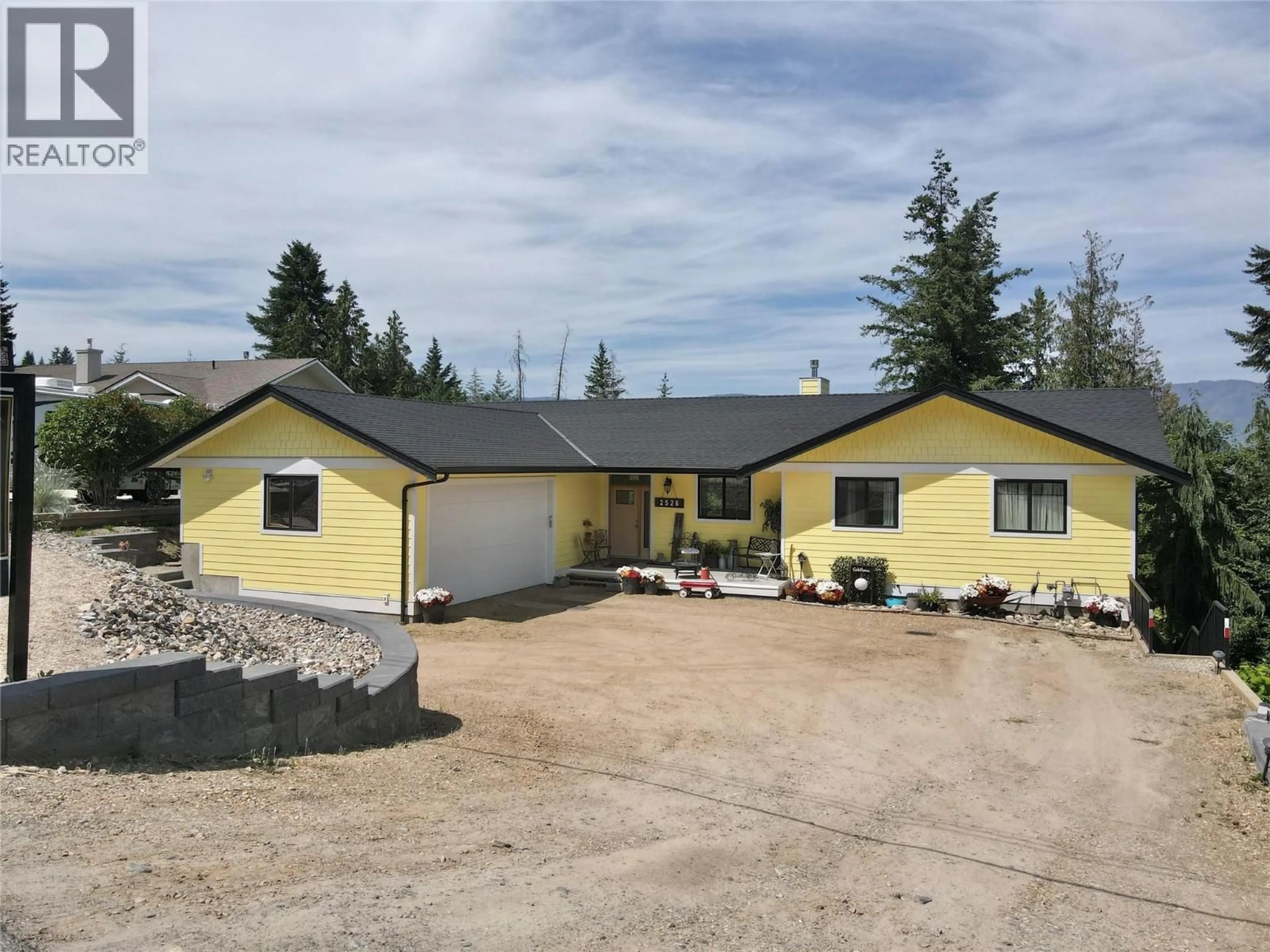 A pic from outside/outdoor area/front of a property/back of a property/a pic from drone, building for 2526 WAVERLY DRIVE, Blind Bay British Columbia V0E1H2