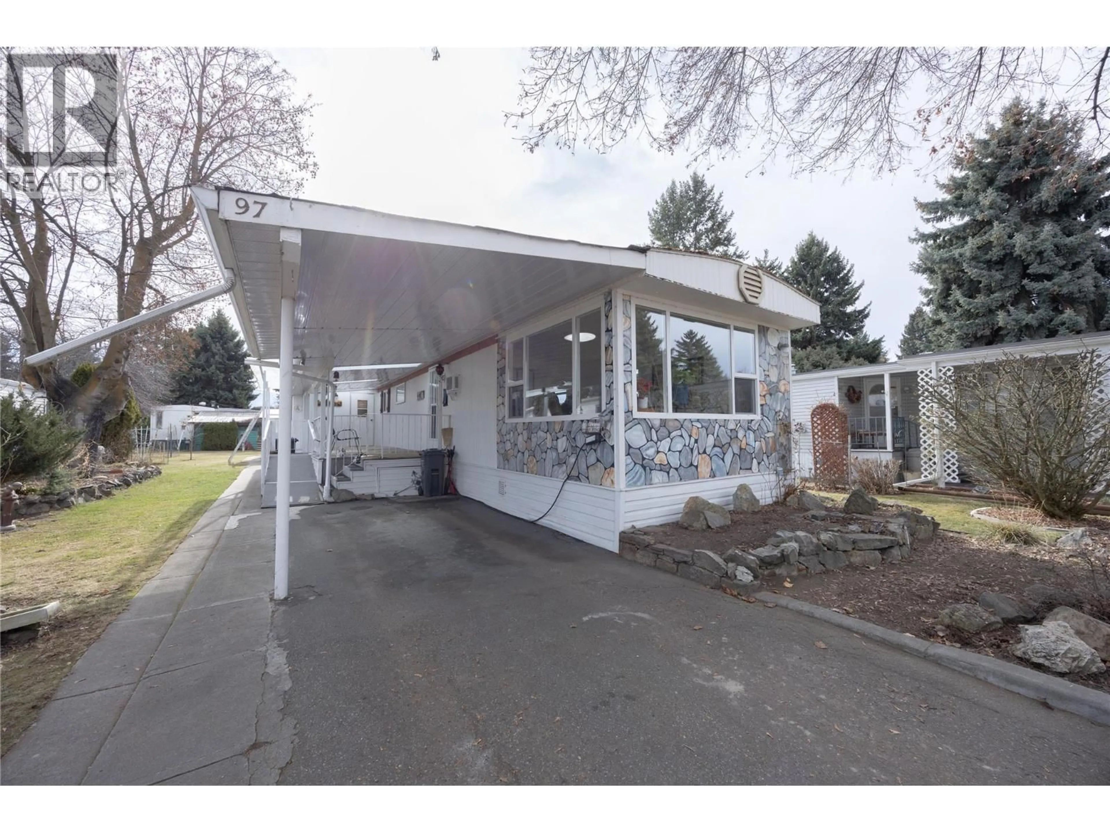 Home with vinyl exterior material, street for 97 - 3535 CASORSO ROAD, Kelowna British Columbia V1W3E1