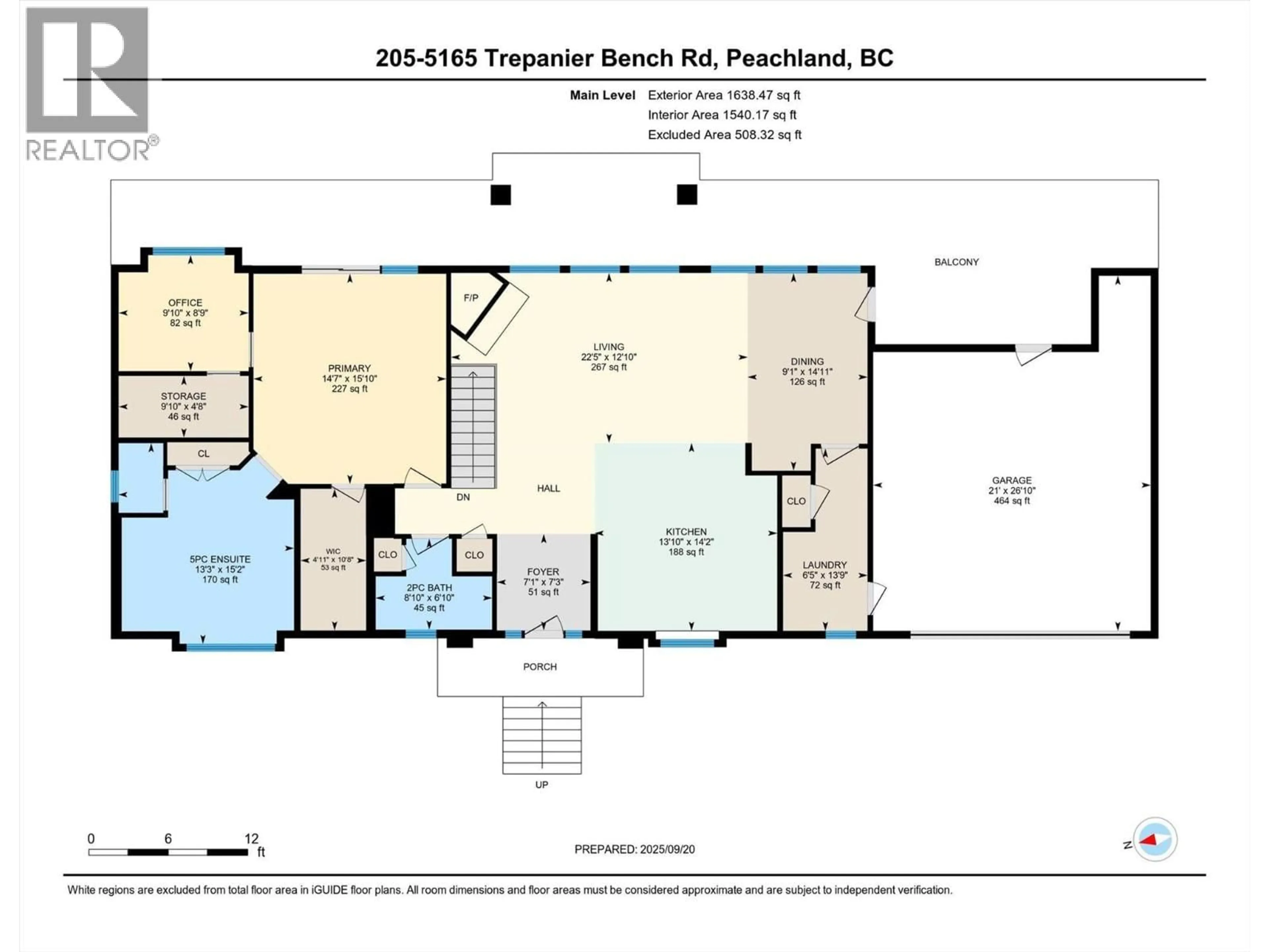 Floor plan for 205 - 5165 TREPANIER BENCH ROAD, Peachland British Columbia V4T3H5