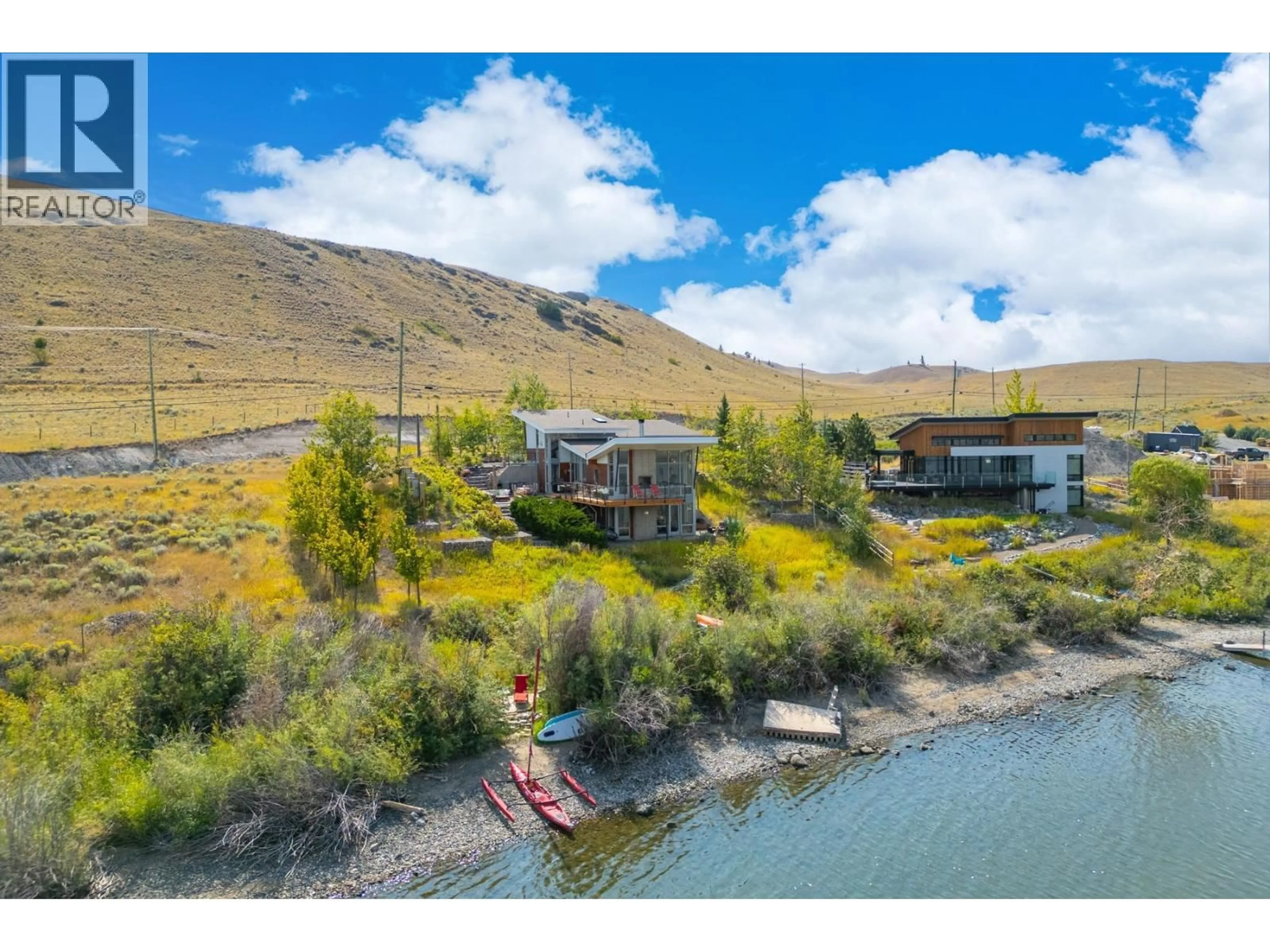 A pic from outside/outdoor area/front of a property/back of a property/a pic from drone, water/lake/river/ocean view for 6993 OLD NICOLA TRAIL, Merritt British Columbia V1K1B8