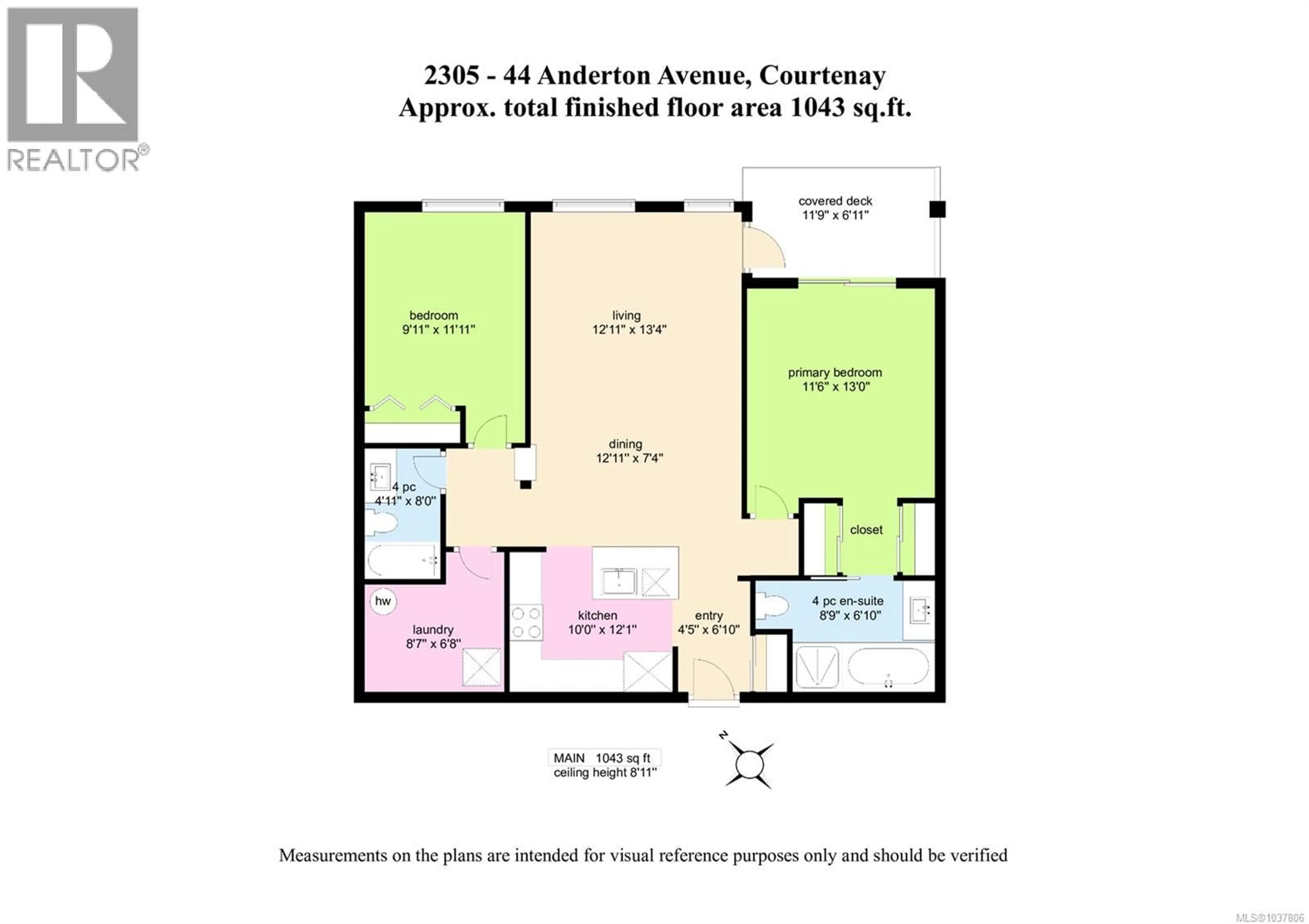 Floor plan for 2305 - 44 ANDERTON AVENUE, Courtenay British Columbia V9N2G8