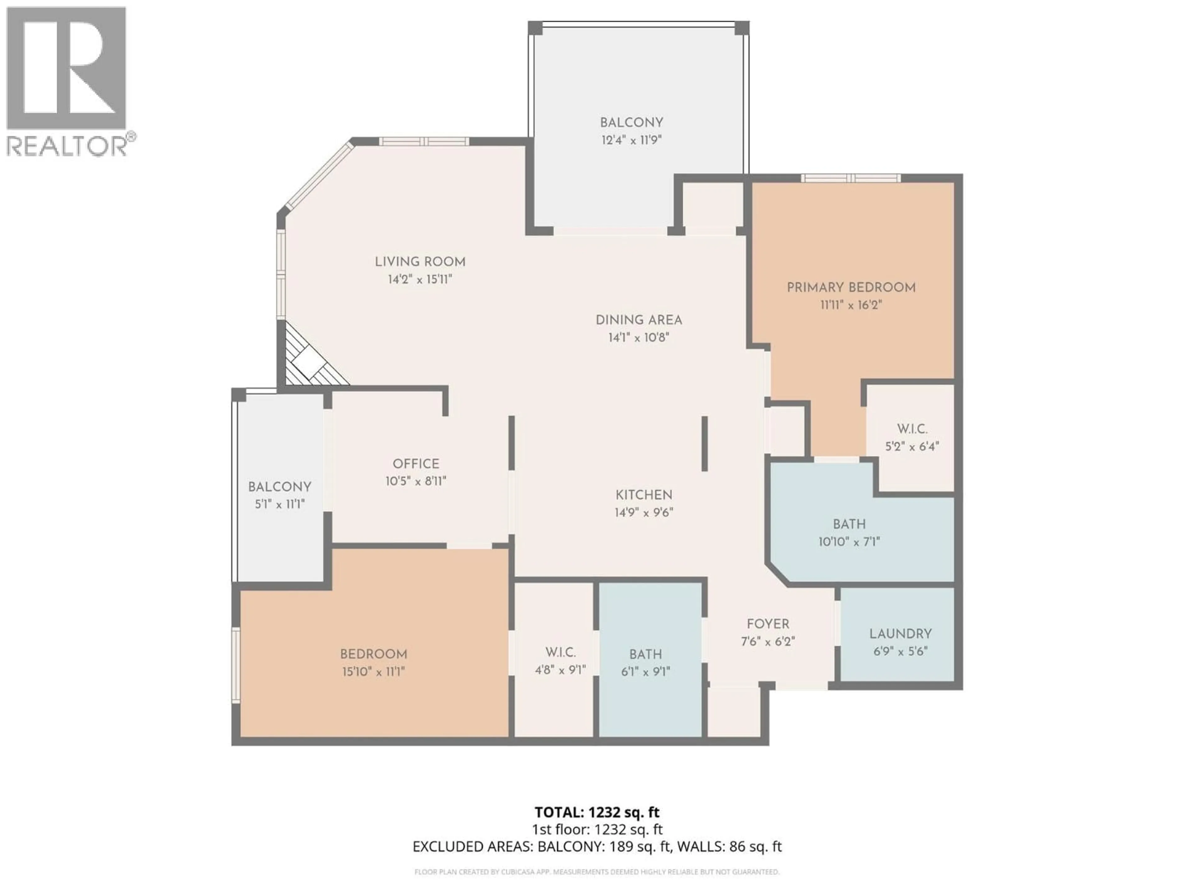 Floor plan for 207 - 2301 CARRINGTON ROAD, West Kelowna British Columbia V4T0E2